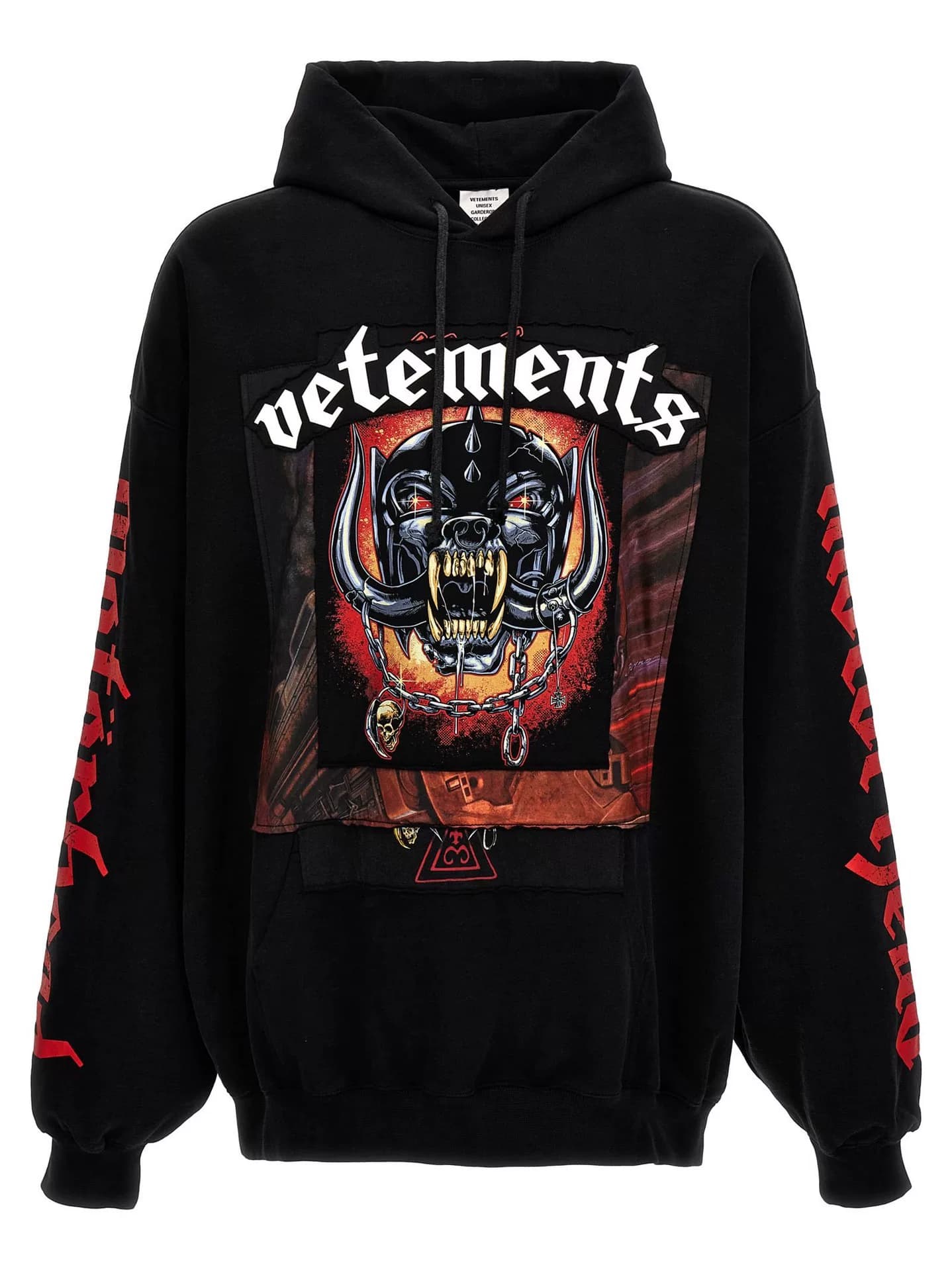 свитер группы motorhead vetements 24ss