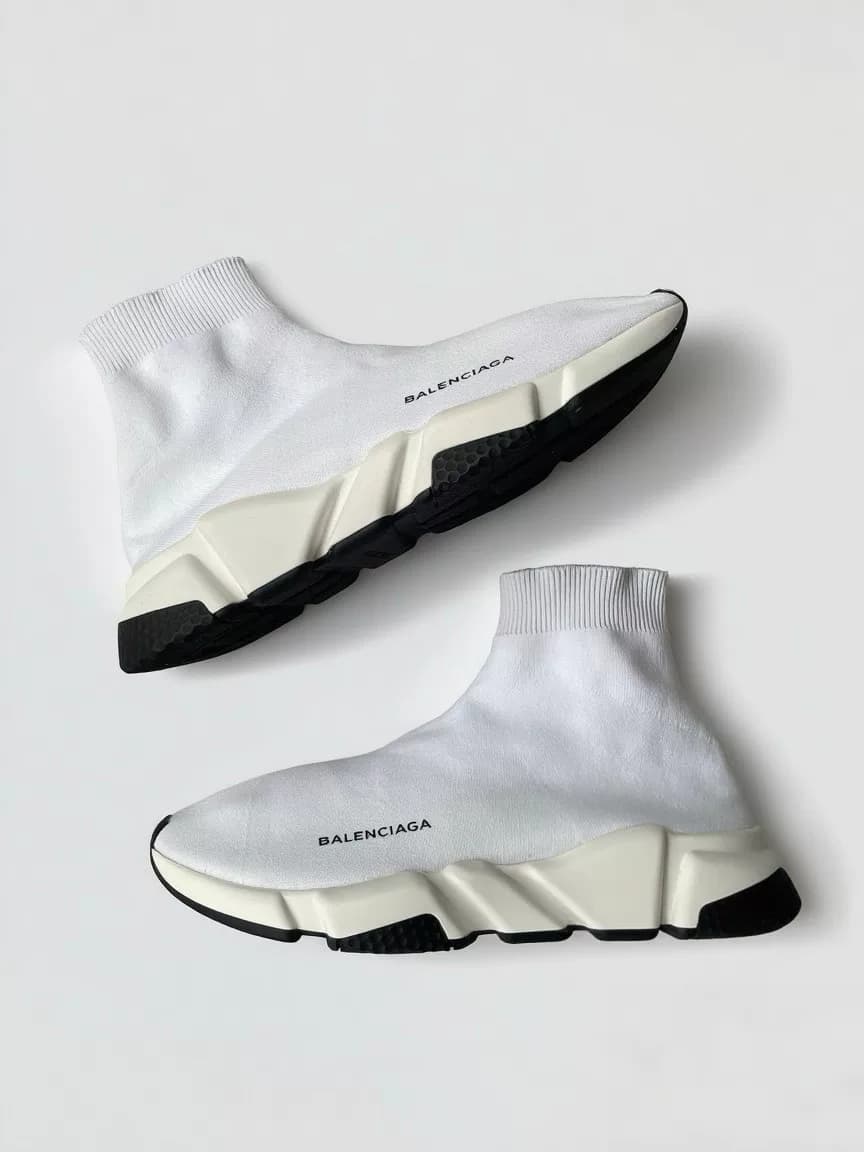Носки-туфли Balenciaga Balenciaga Speed 1.0 Белые