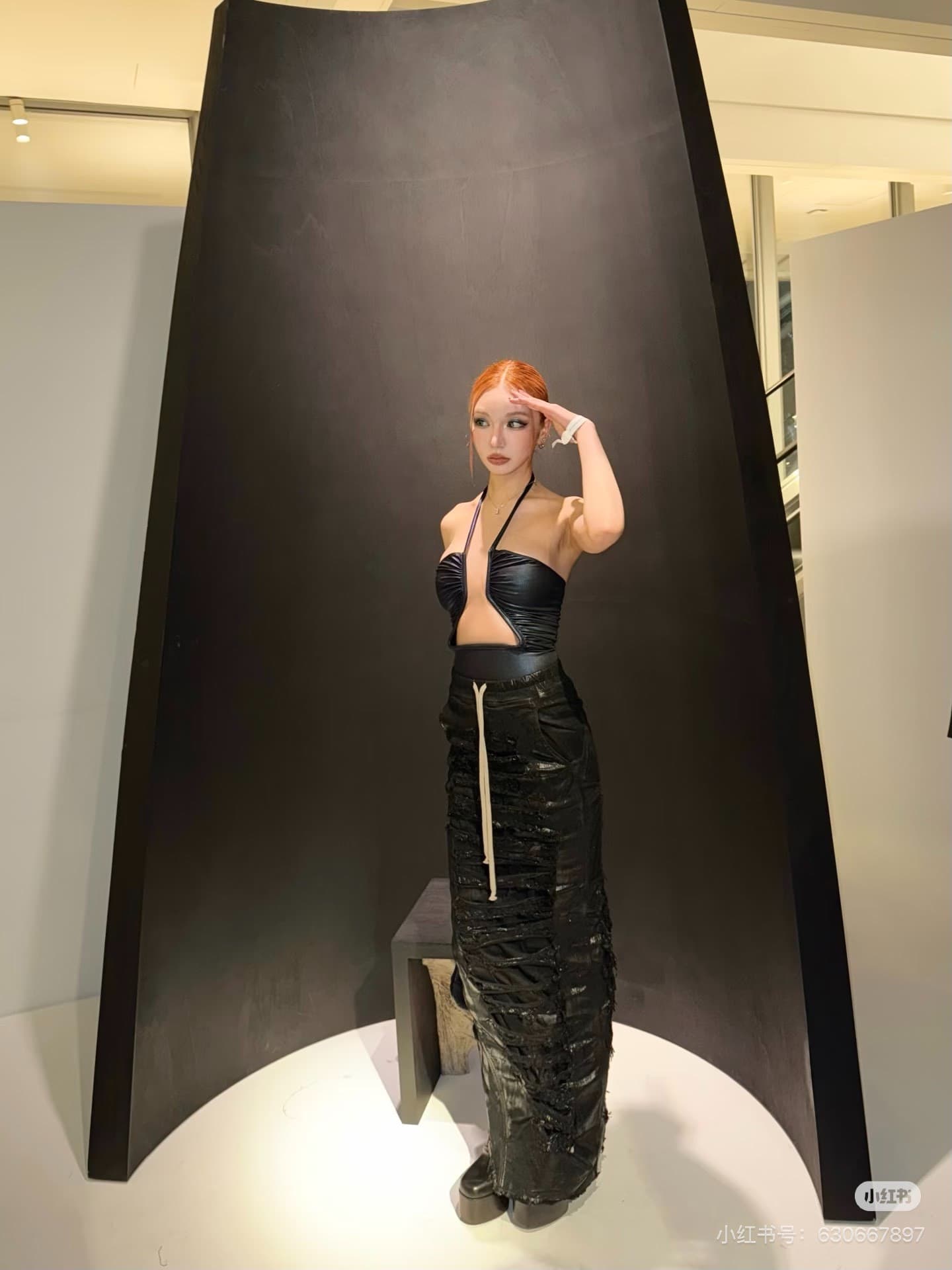 Нож для резки воскового покрытия RICK OWENS 22AW DRKSHDW с разрывом