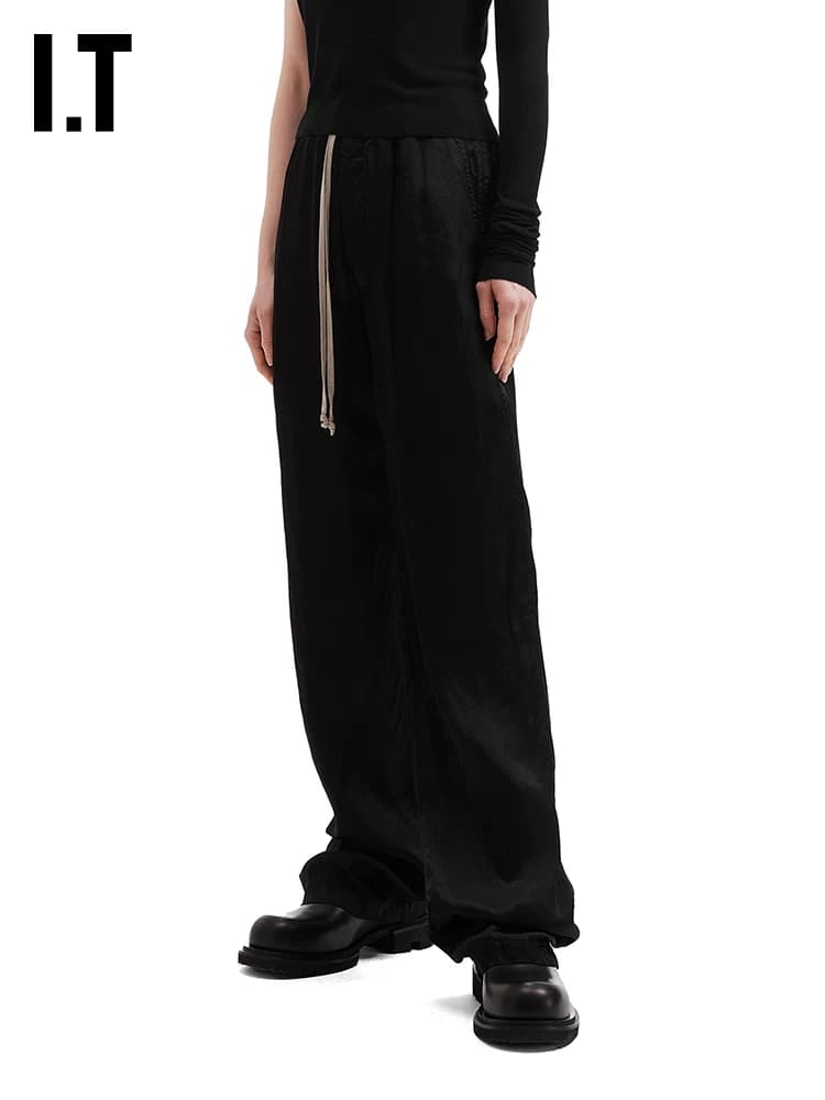 Женские свободные брюки IT Rick Owens, новые модные и красивые прямые брюки, повседневные брюки 6325N00Q