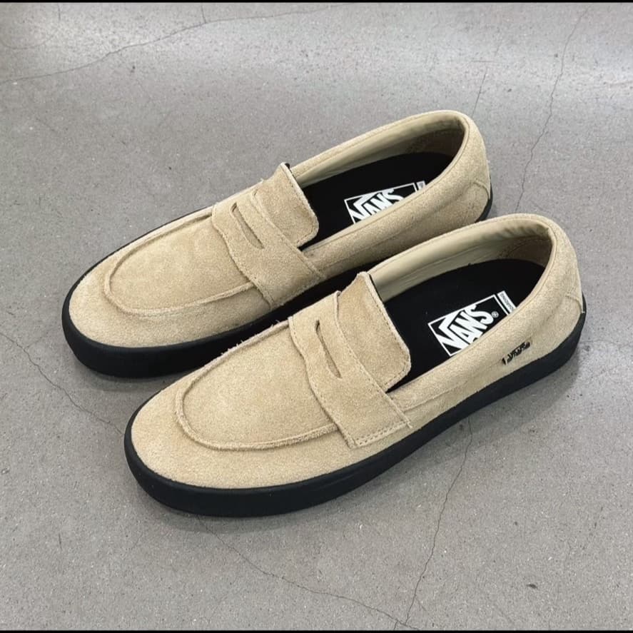 Кроссовки Vans Loafer PRO SKATE бежевого цвета