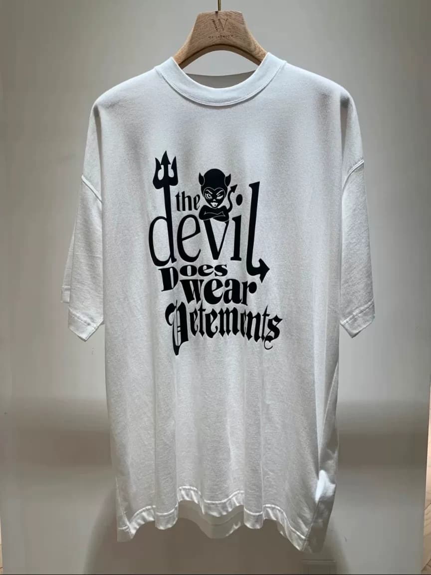 vetements 23ss новые демонические вставки взрывоопасного короткого замыкания