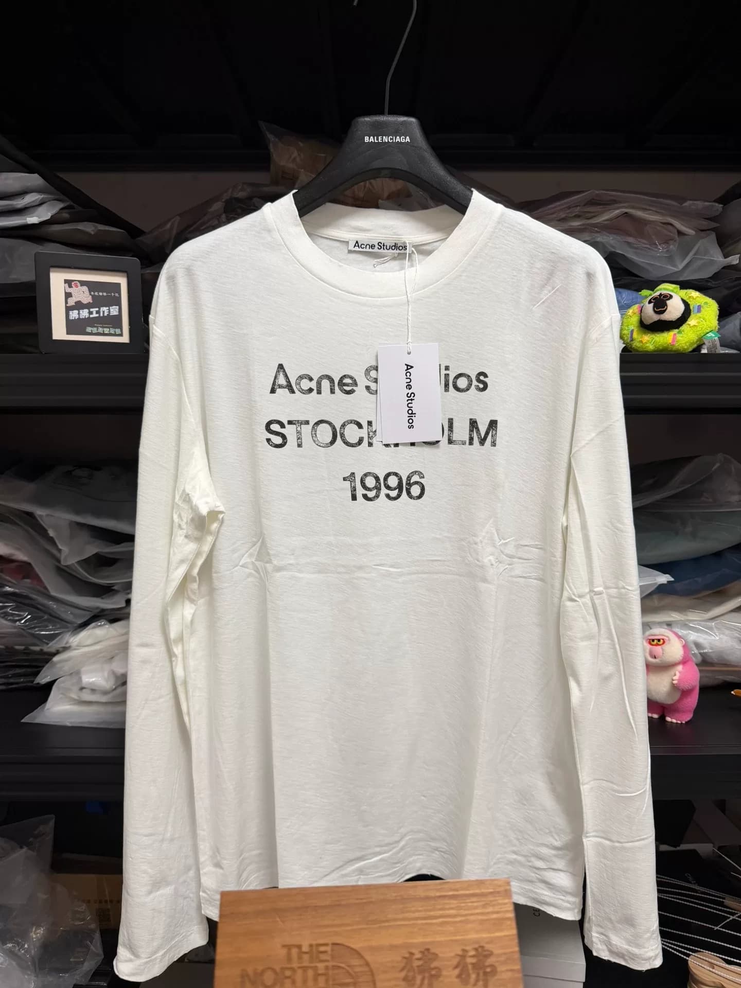 Acne Studios 1996 white letter Lo