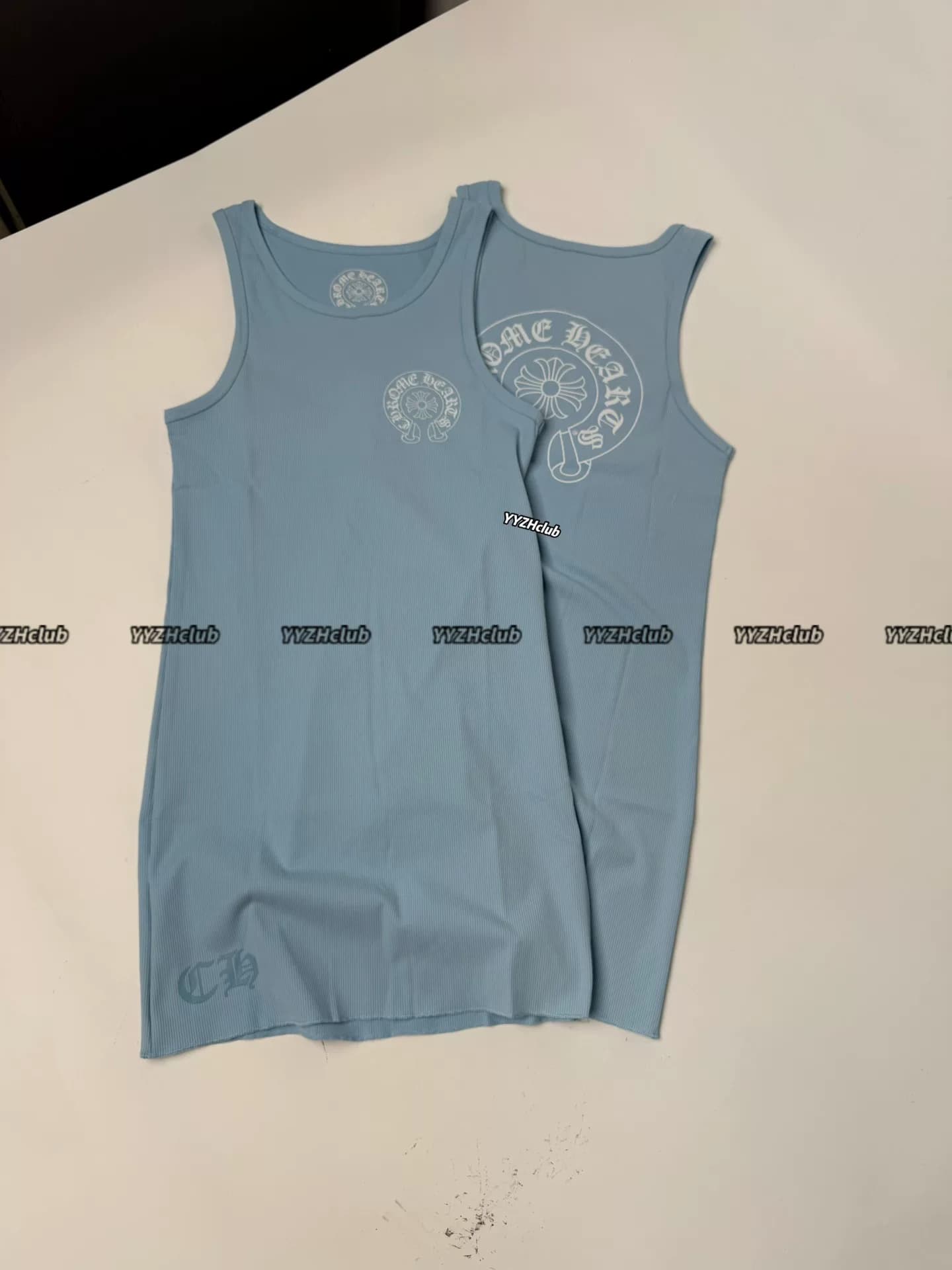 Последняя партия хромированных сердец Croxin light blue horseshoe