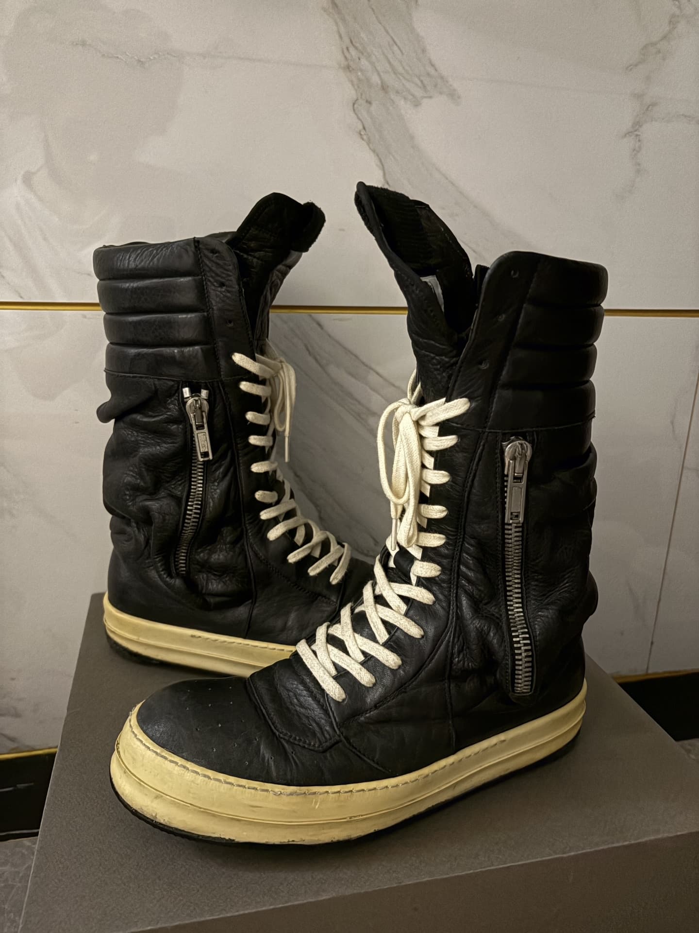 ботинки основной линии rickowens Cargo basket