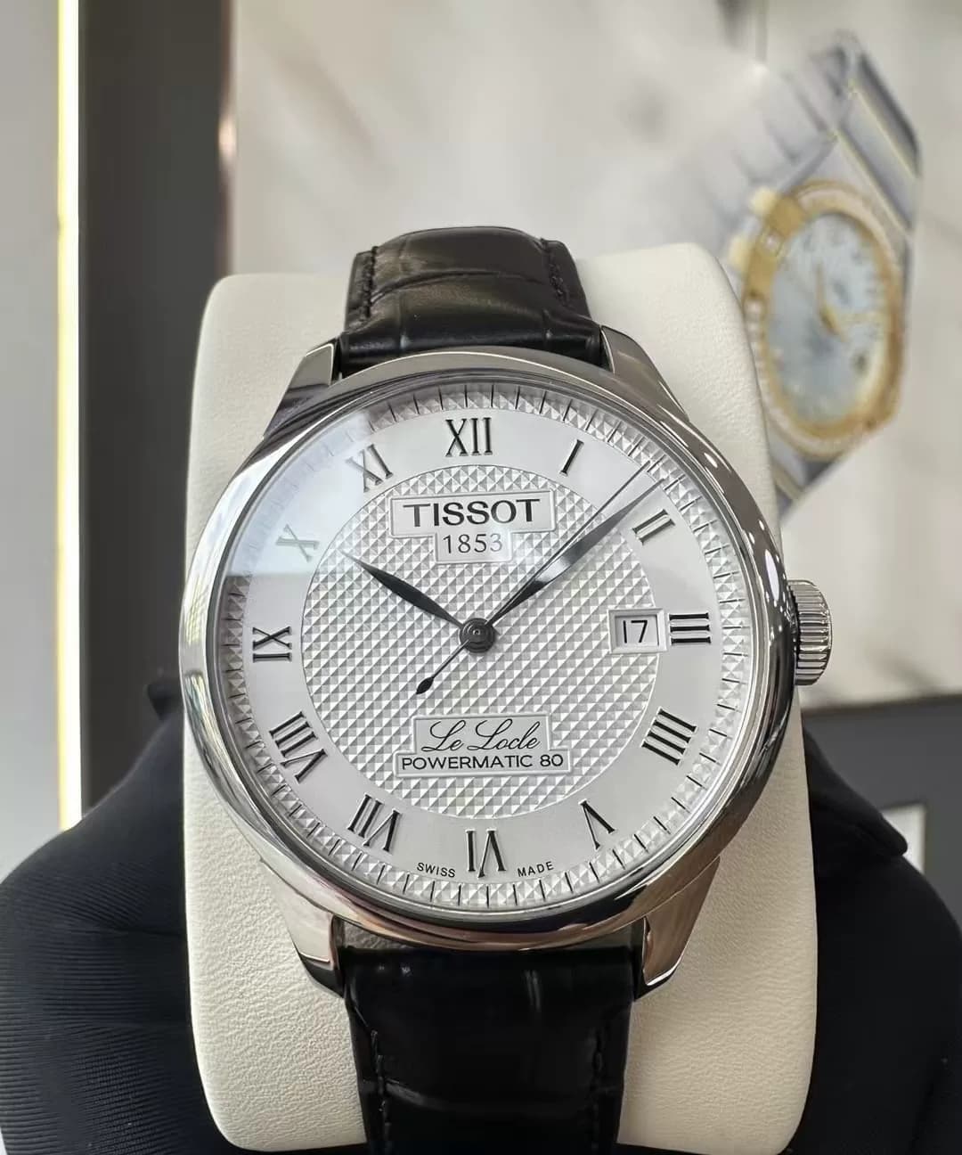 【Механизм Citizen 8215】 Мужские автоматические механические часы Tissot Le Locke, Совершенно новые, неиспользованные, 316 пробы.