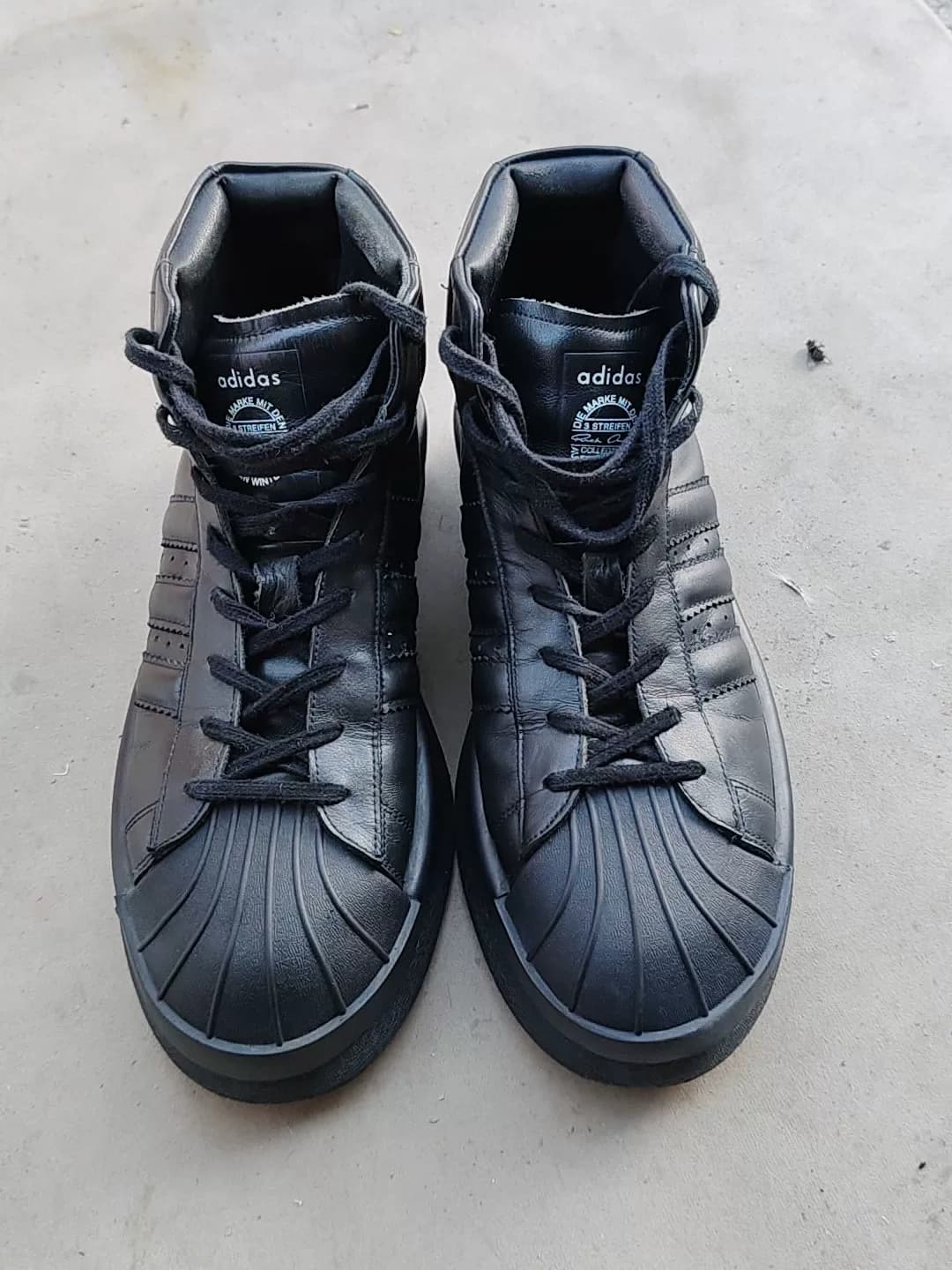 Личные аксессуары adidas x Rick Owens joint shell head с высоким верхом