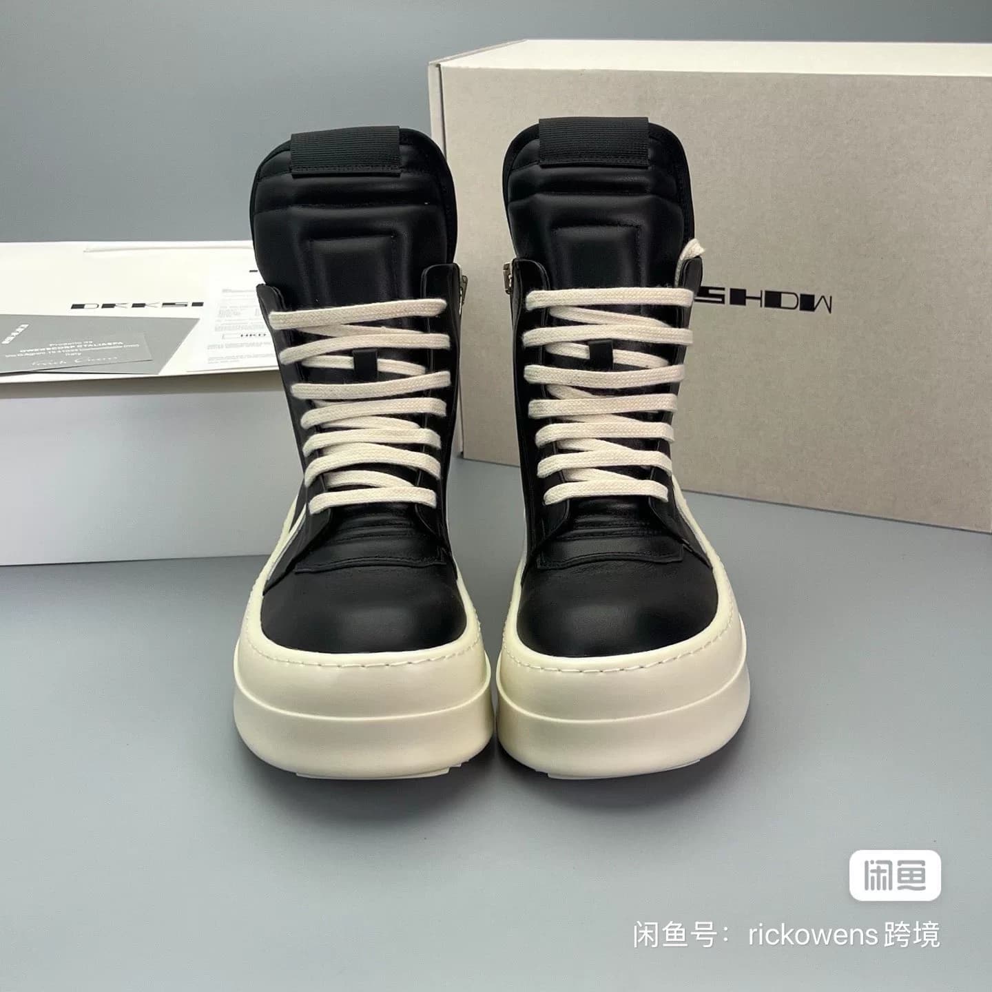 Туфли на платформе Rick Owens RO24ss с перевернутым треугольником