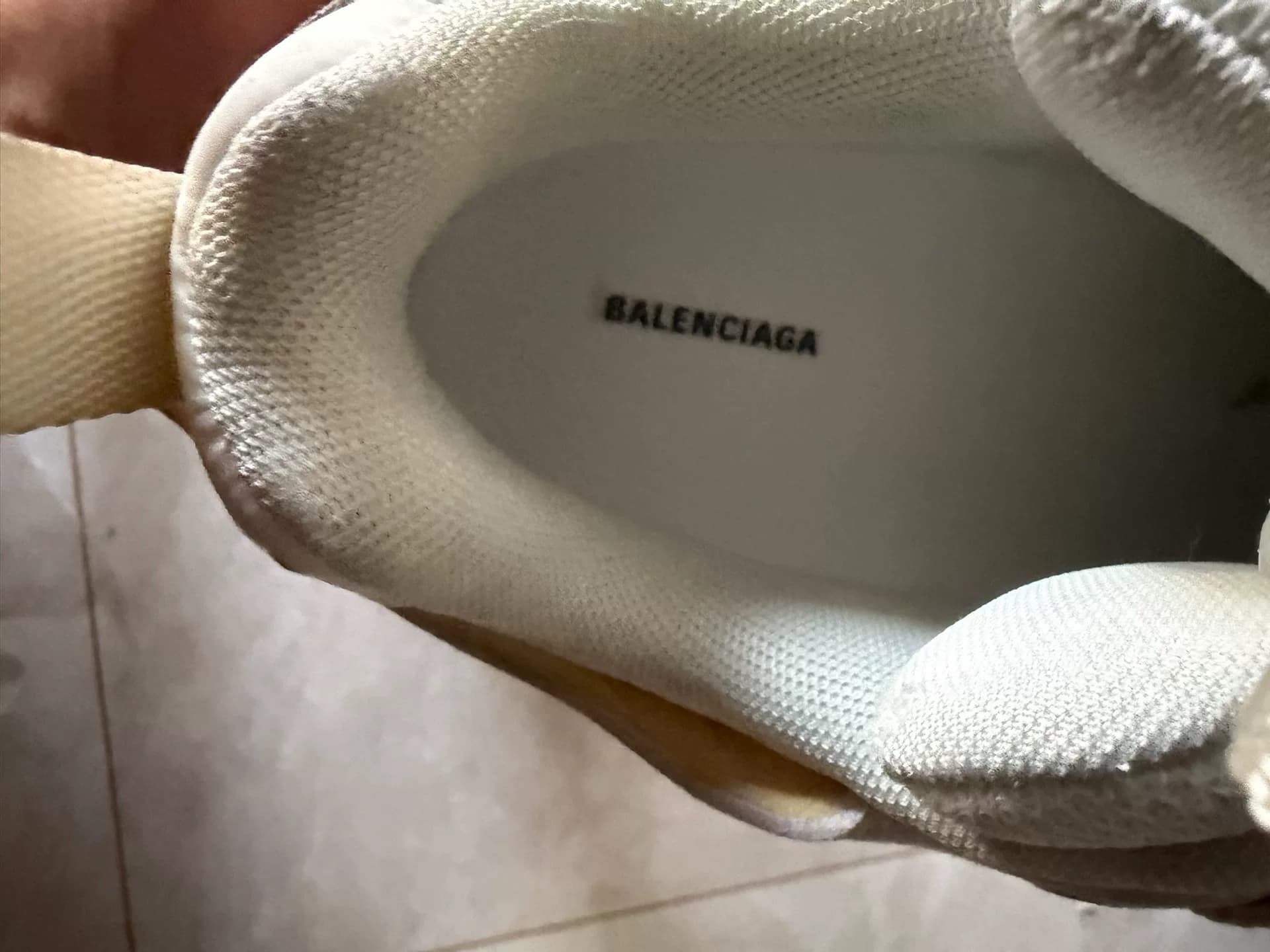 Туфли Balenciaga Balenciaga daddy, карго, белые, размер 39,