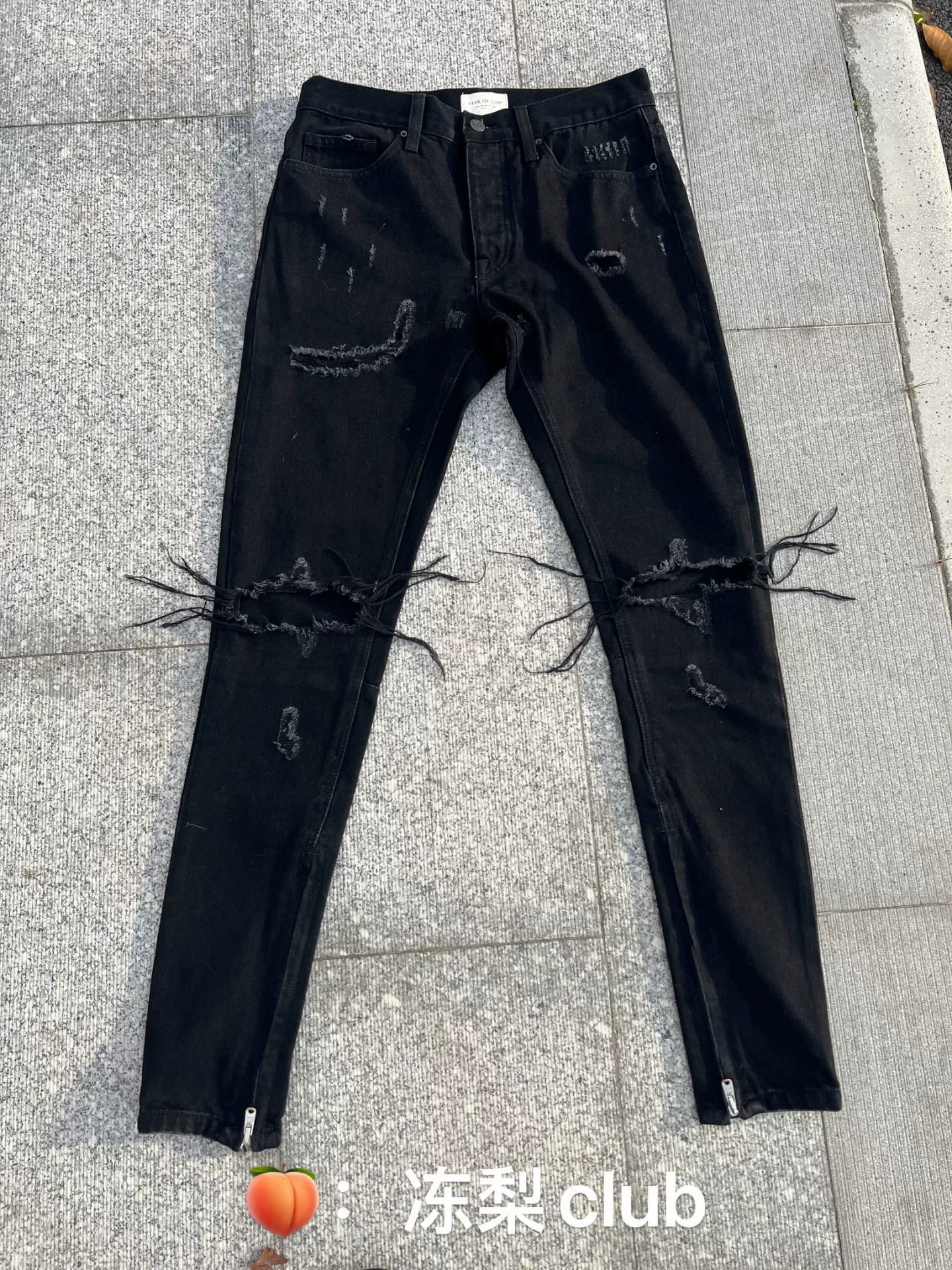 Замороженная груша Independent Non-Fear of God 4thSSENSE, Лимитированная серия, черный