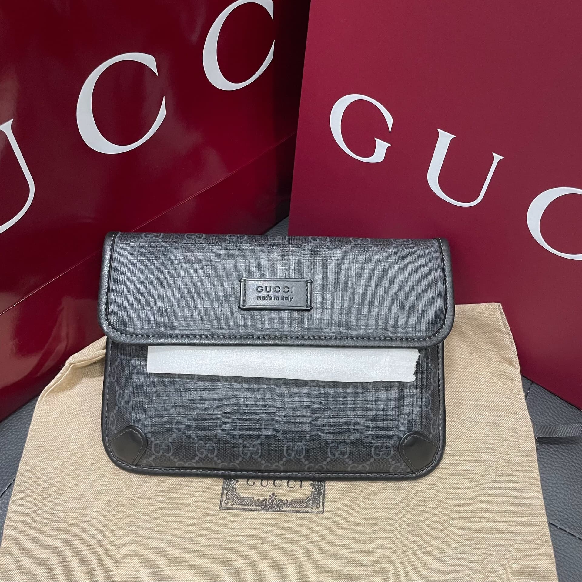 26 сентября Совершенно новый полный комплект поясной сумки Gucci Gucci black flower поясная пленка spot hardware
