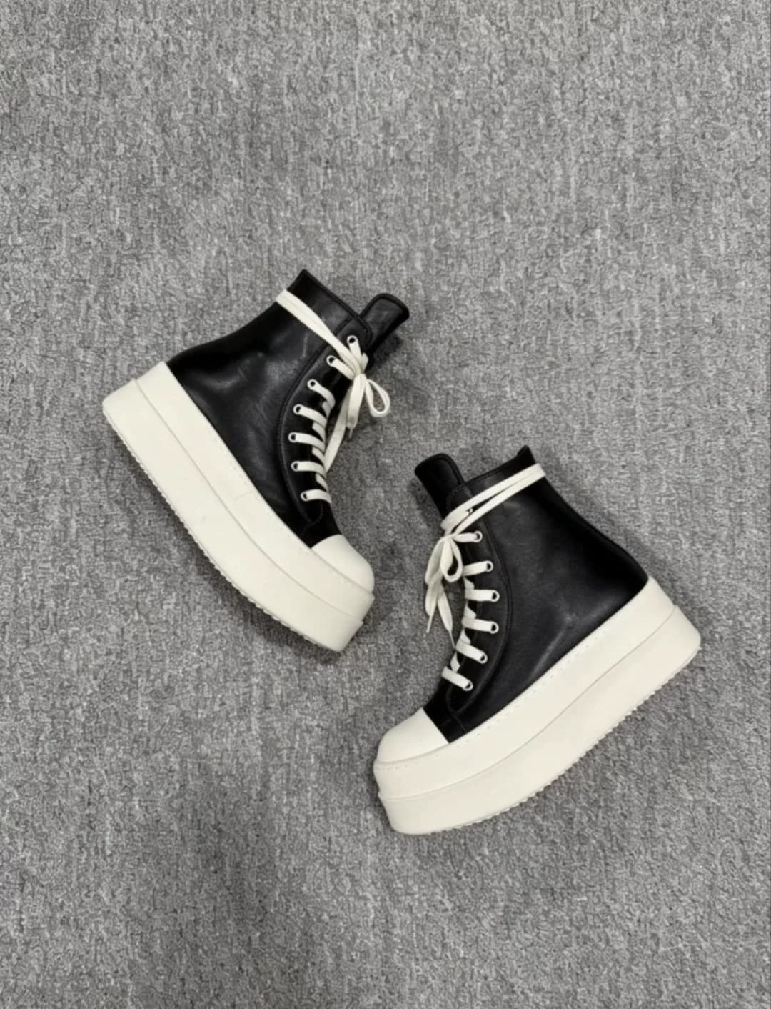 RO rickowens main line LUXOR на толстой подошве из коровьей кожи