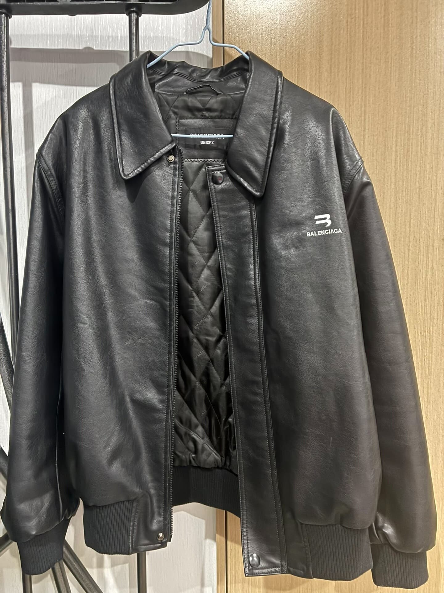 Balenciaga Куртка из овечьей кожи Balenciaga Taxi, размер S, высокая версия