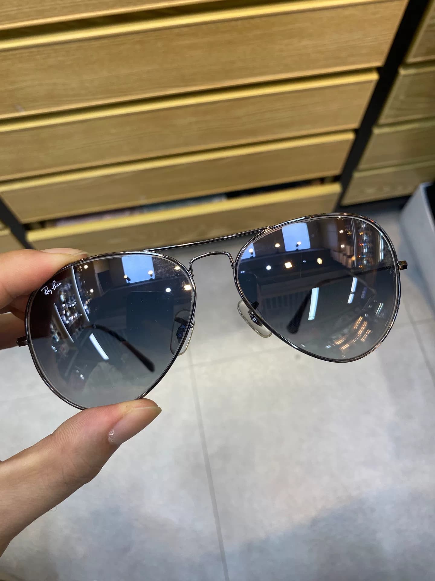 Счетчик холостого хода оригинальные мужские солнцезащитные очки Ray*Ban/Ray-Ban для защиты от протечек RB3025