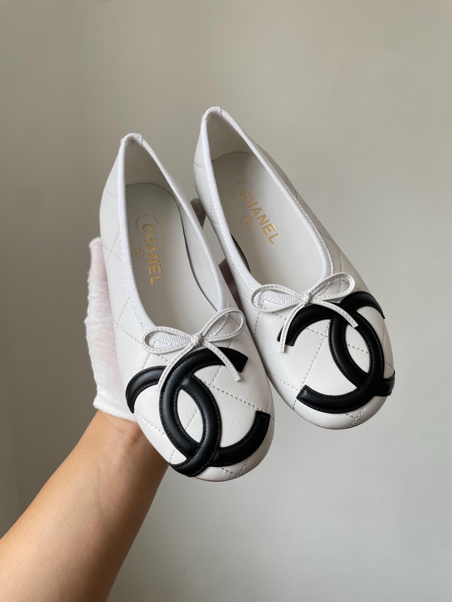 Туфли Chanel Chanel 26M coco beach Kangpeng белого цвета
