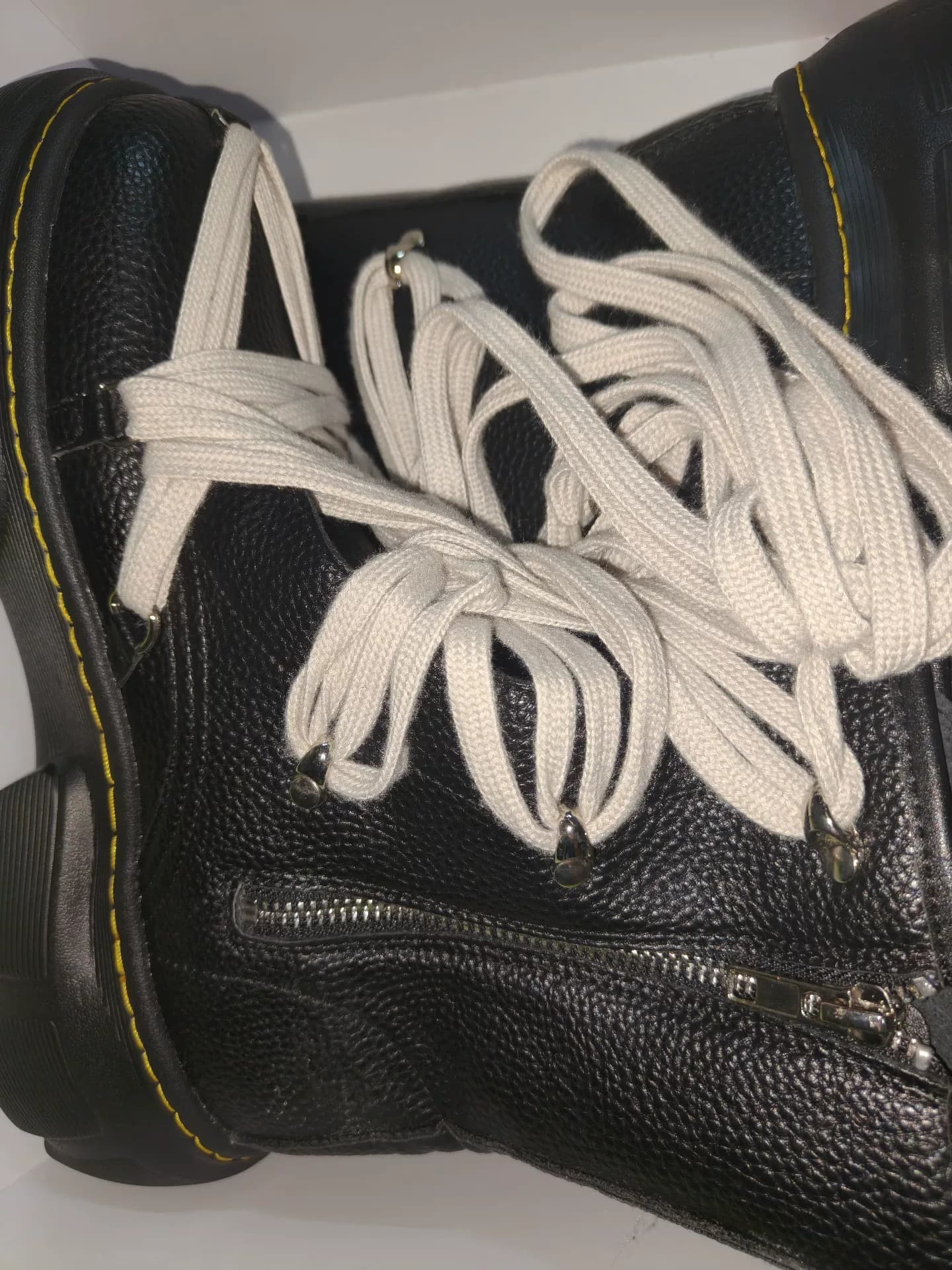 РО х Доктор.Ботинки Martens crazy Martin на ремешках, черные, размер 40