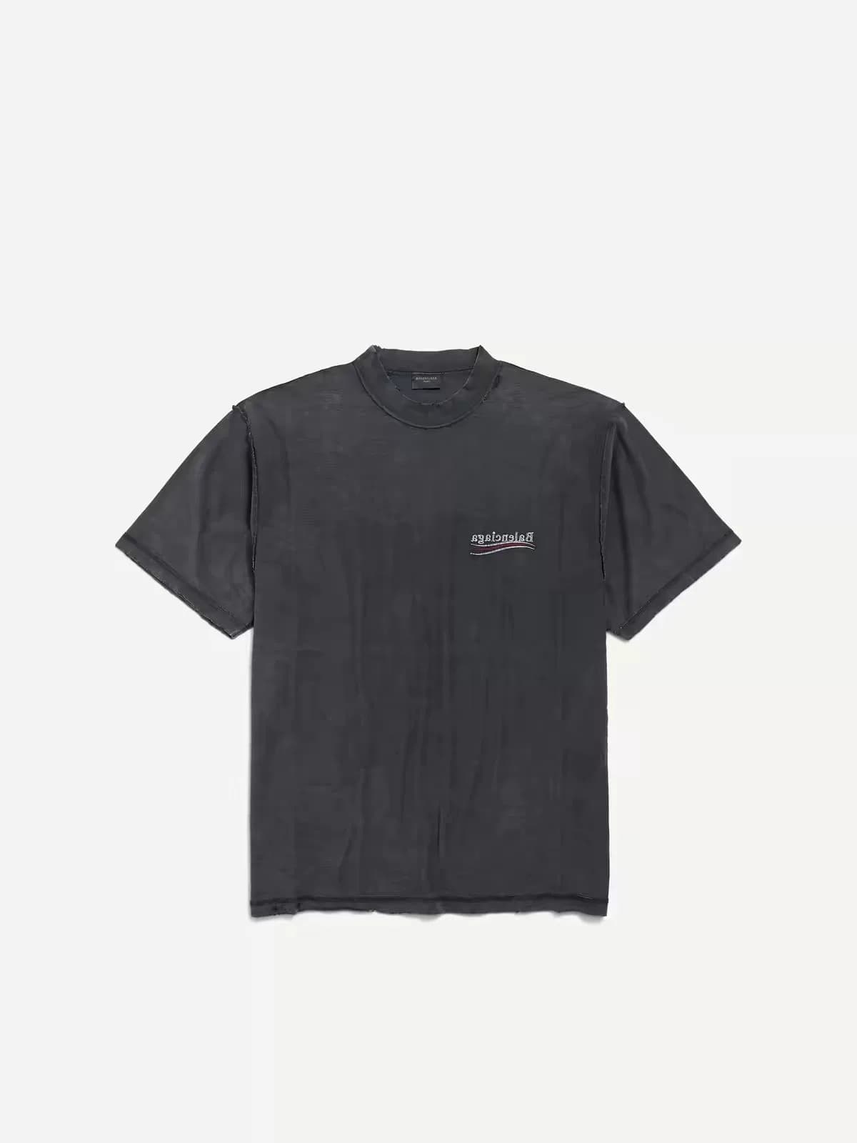 【Футболка с короткими рукавами Balenciaga/Balenciaga 25ss old от Balenciaga】