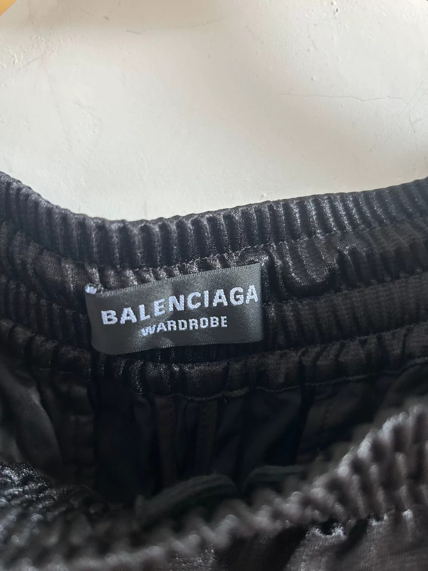 Balenciaga Повседневные брюки Balenciaga черного цвета, размер 46, свободный вариант, свободные