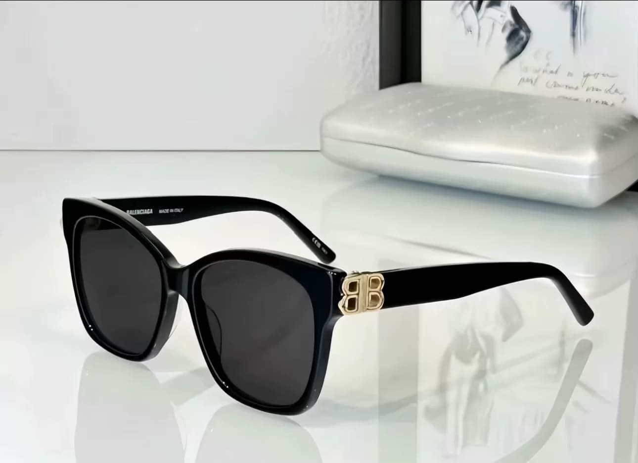 Оригинальные солнцезащитные очки Balenciaga Balenciaga BB0102SA, несколько