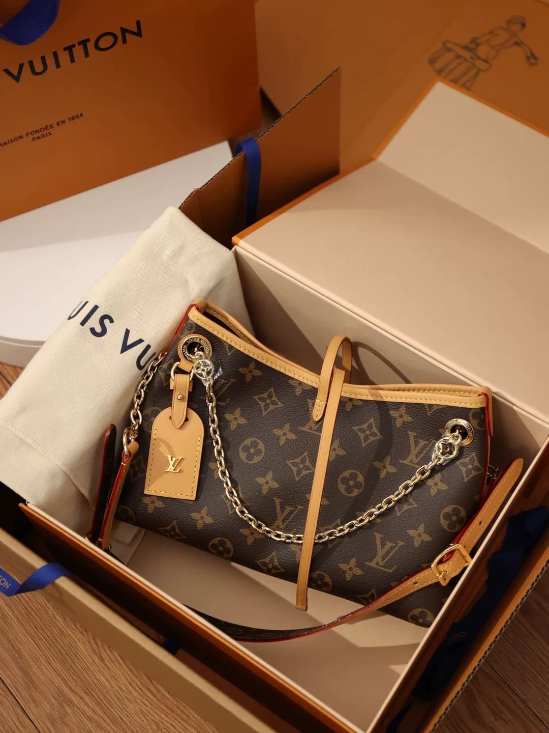 Из 99 новых для личного пользования, сумка для покупок idle + LV+ Carryall bb, сумка для мамы, позитивная