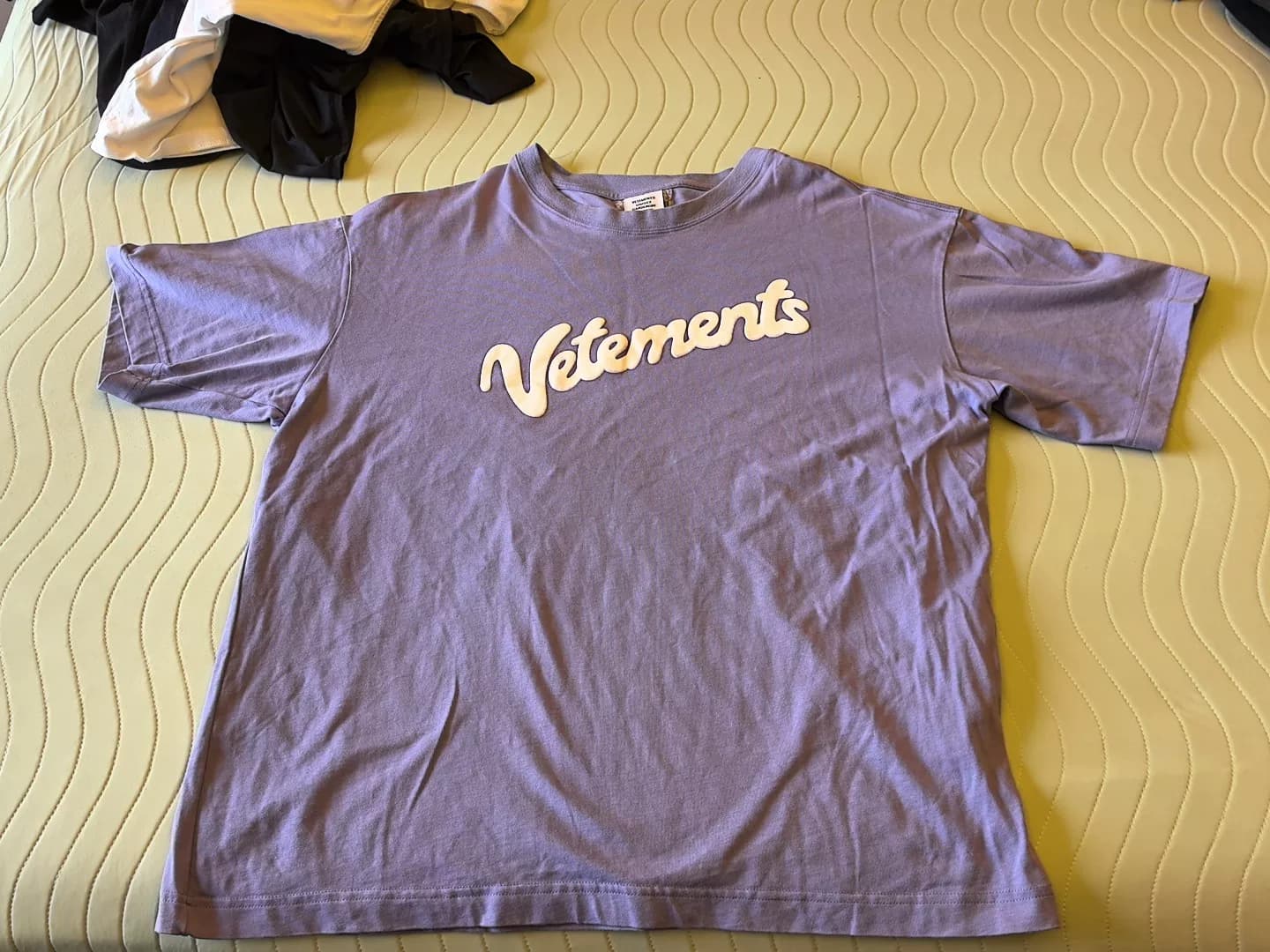 Фиолетовая футболка Vetements с короткими рукавами XL