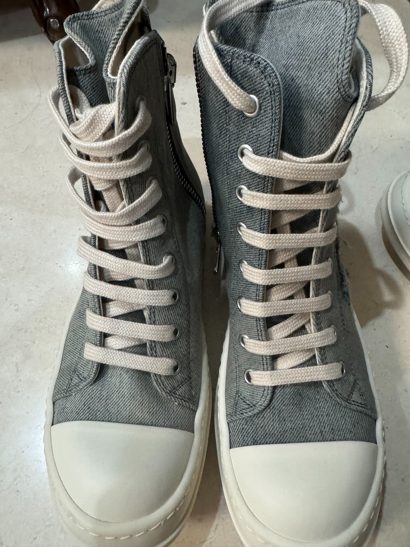 Женские джинсовые туфли Rick owens big Converse премиум-класса из парусины и денима, размер 36.совершенно новый