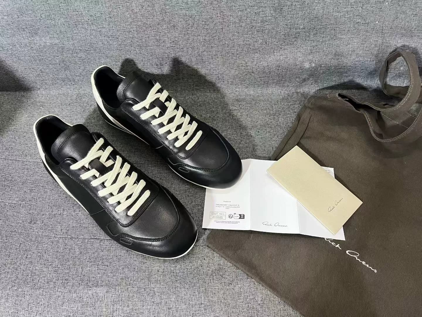 Осенне-зимняя новая немецкая спортивная обувь Rick Owens 25ss, повседневная обувь, изготовленная на заказ крупными производителями, с равномерной стр…