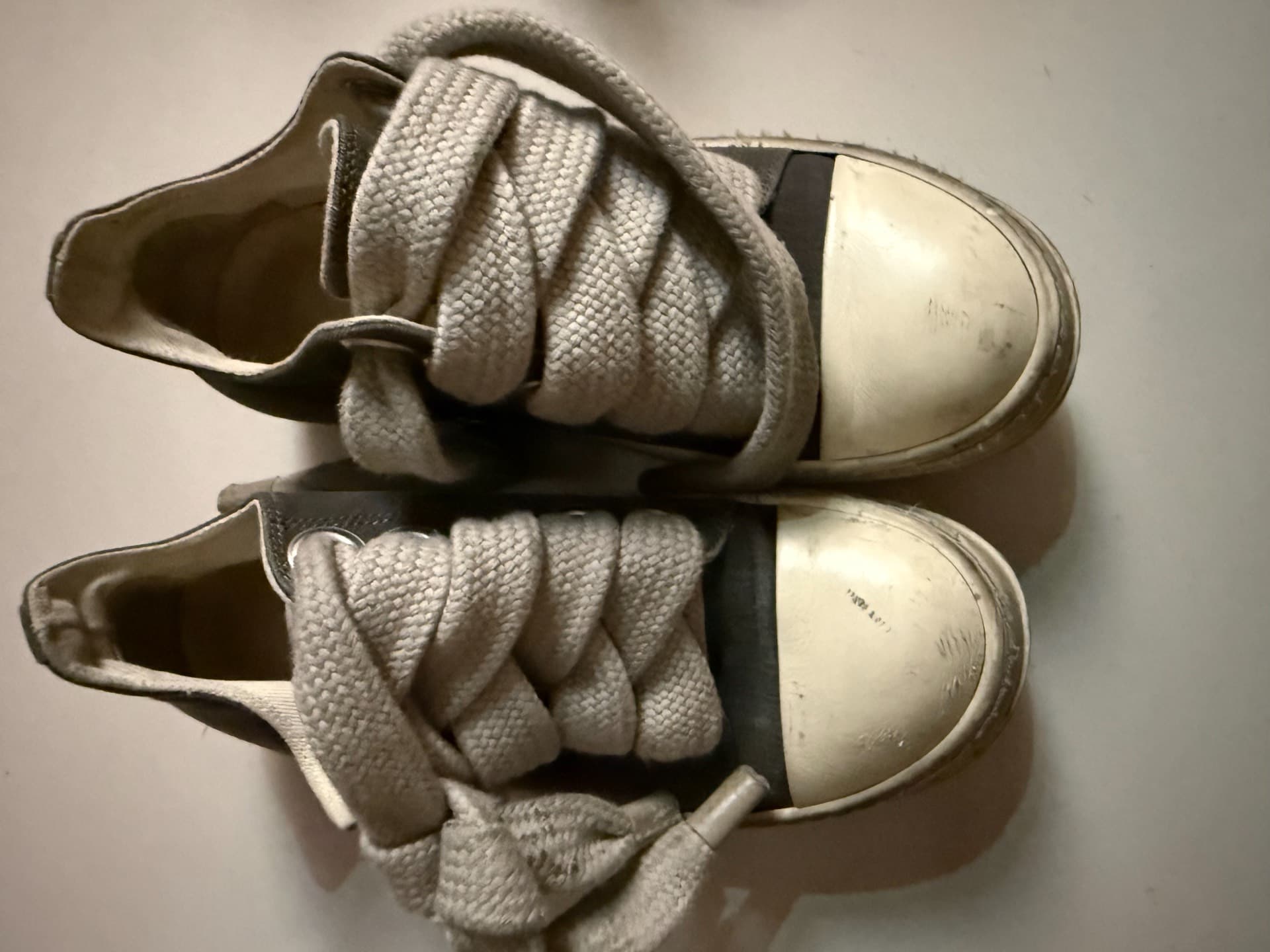 Парусиновые туфли Rick Owens 36-го размера сложной линии