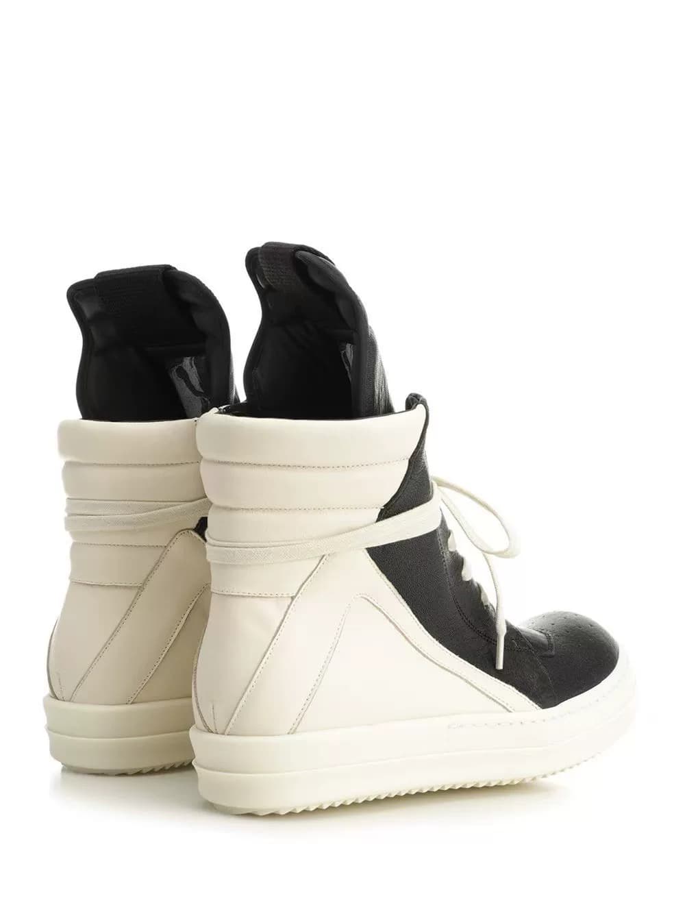 Мужские высокие кроссовки Rick Owens с круглым носком