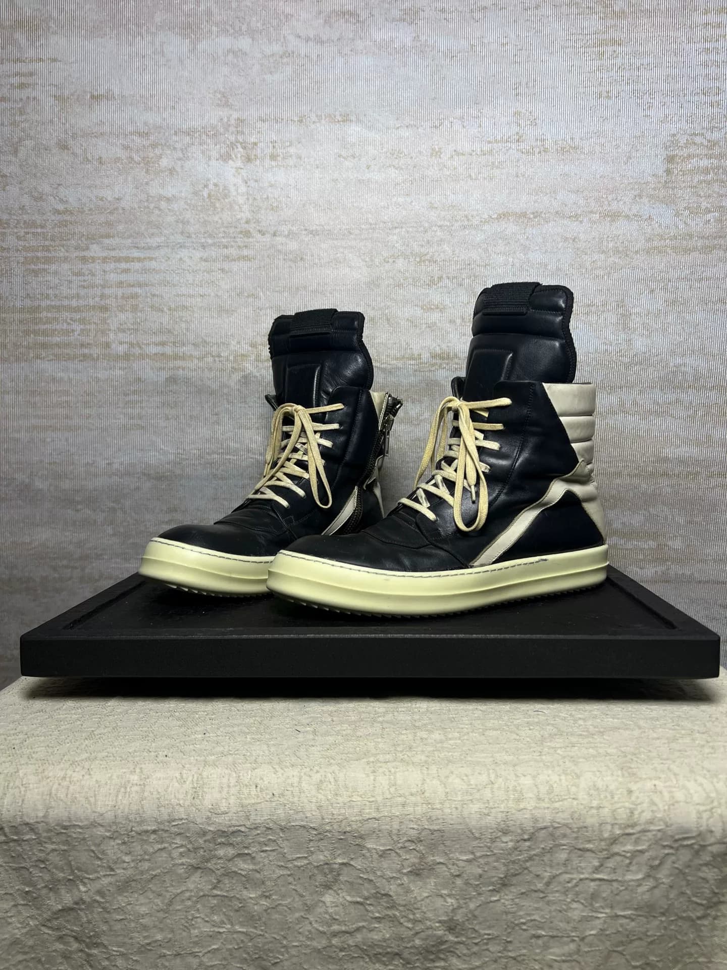 【Перевернутый треугольник 43】 Кроссовки Rick Owens RO main line с высоким берцем в виде перевернутого треугольника