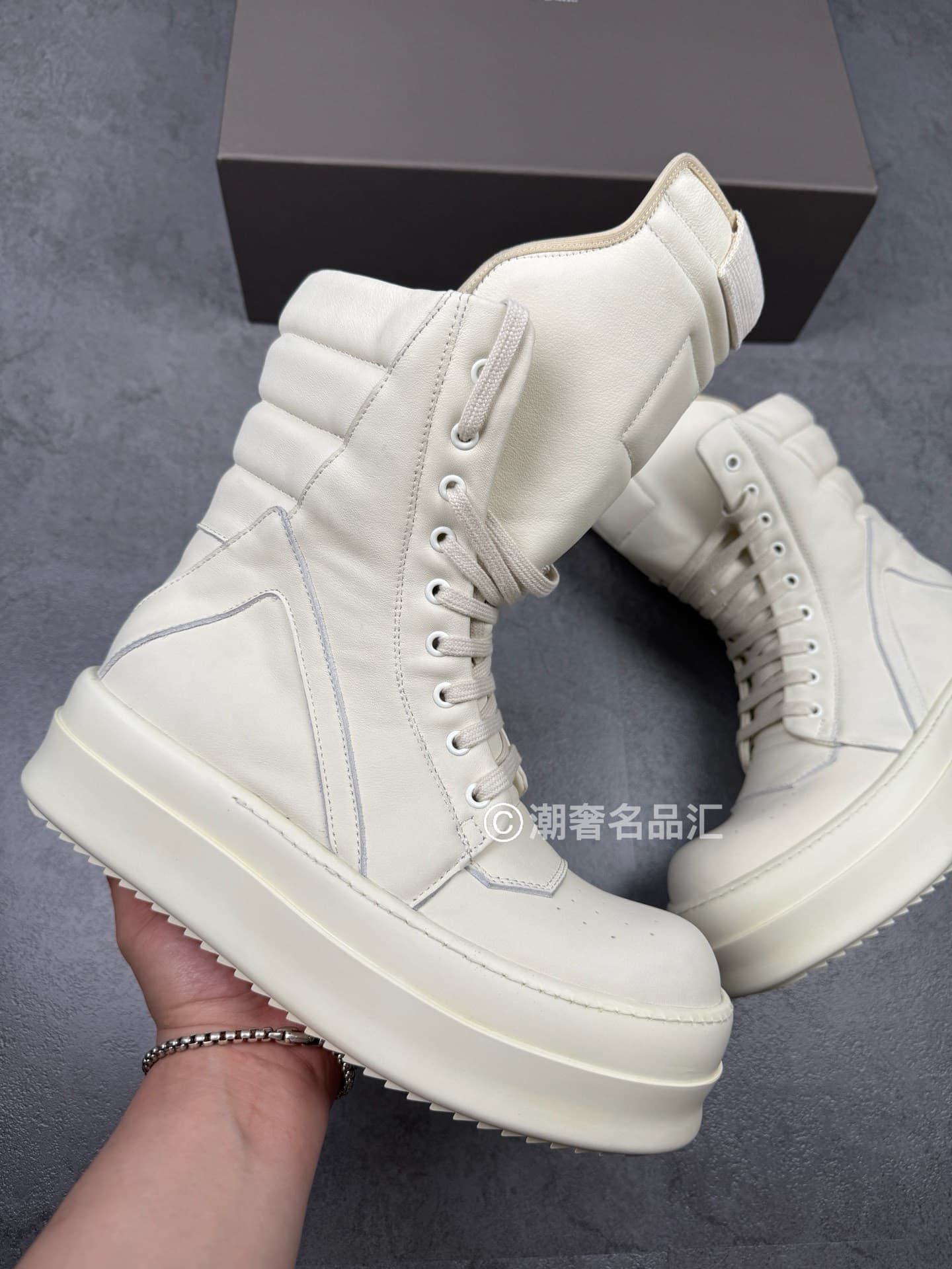 RICK OWENS, новинка осени и зимы 2024SS, перевернутый треугольник, ультравысокий верх на толстой подошве,