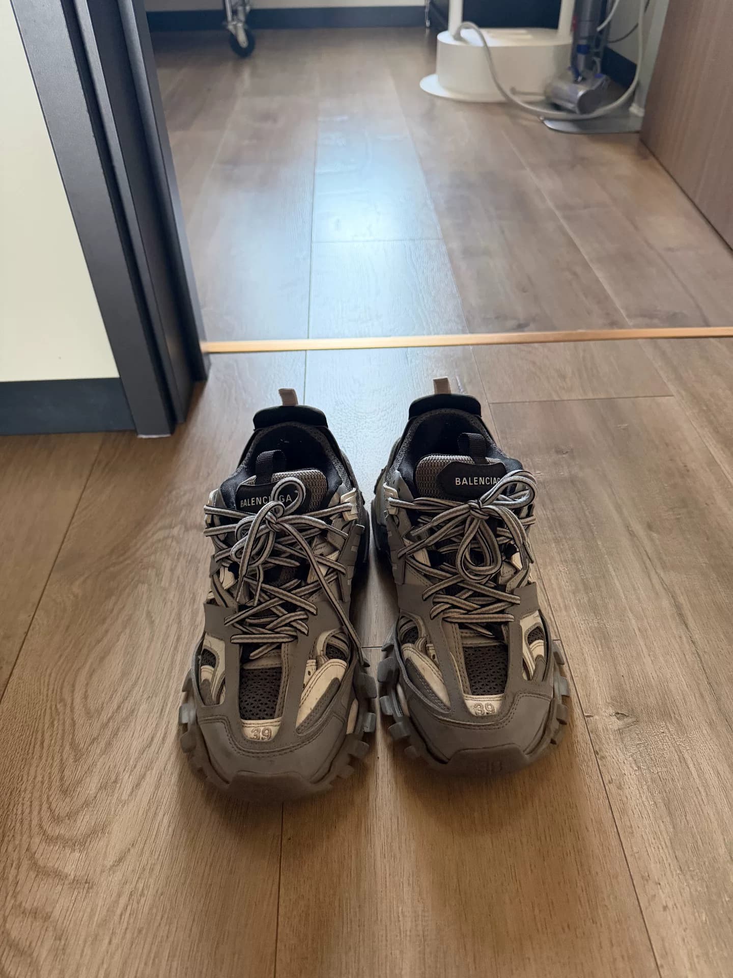 Кроссовки Balenciaga Track Daddy серого цвета, размер 39