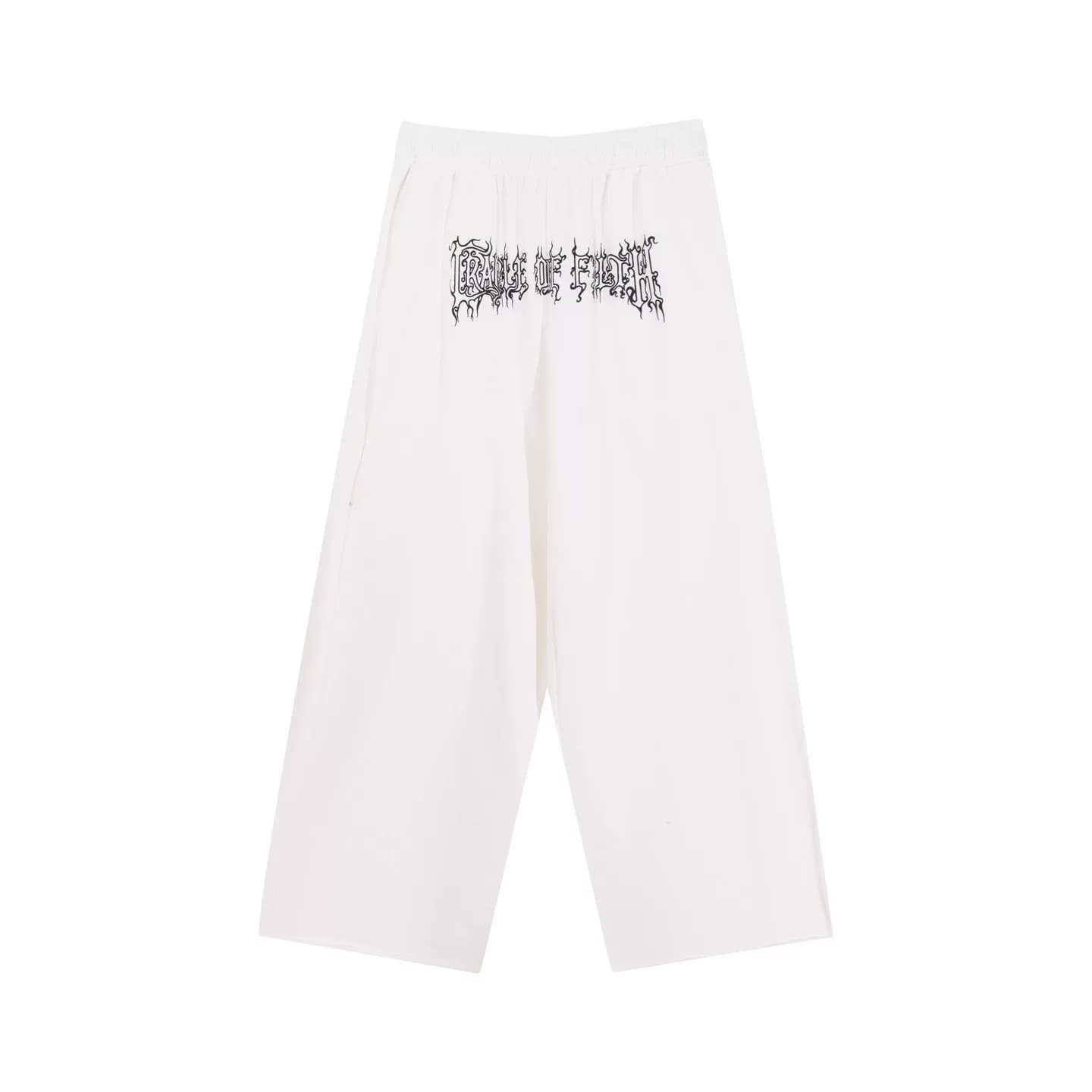 Новые свободные повседневные брюки с широкими штанинами Vetements 25ss, белые, S, M