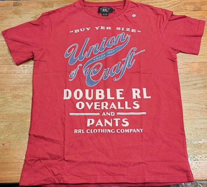 Красная футболка Ralph Lauren с короткими рукавами, размер S, M, L, XL, полная