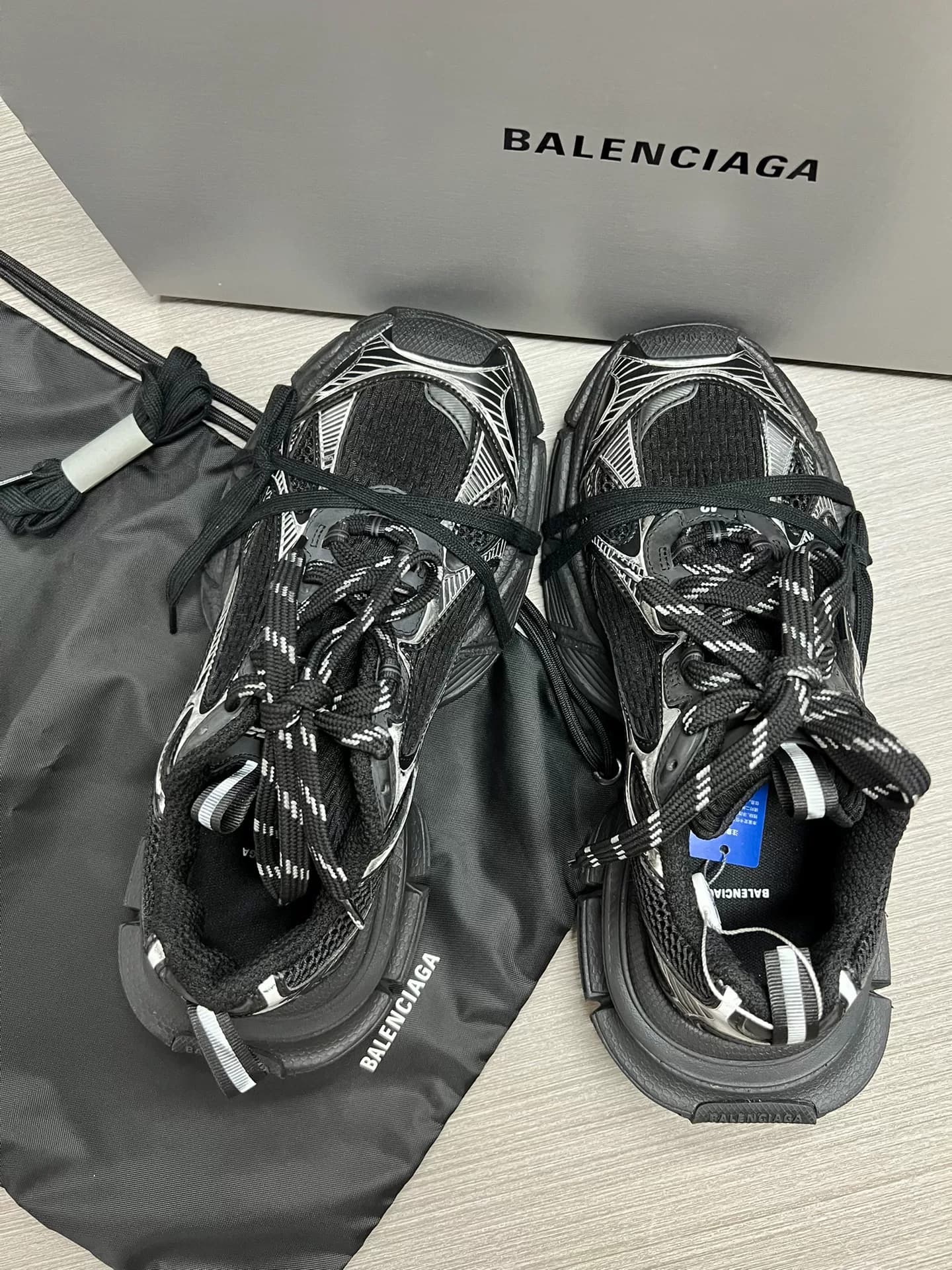 Совершенно новый 25-й размер Balenciaga Balenciaga 3XL на шнуровке с низким толстым низом