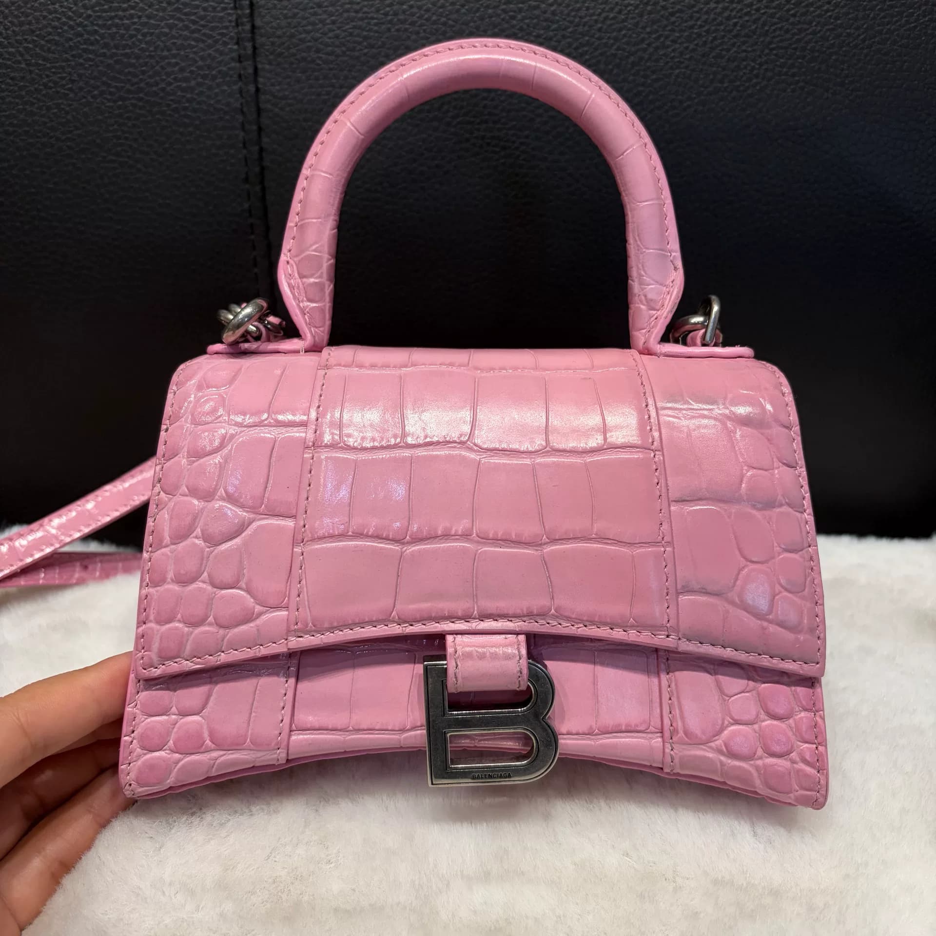 Простые песочные часы Balenciaga Balenciaga pink без торга, размер 1