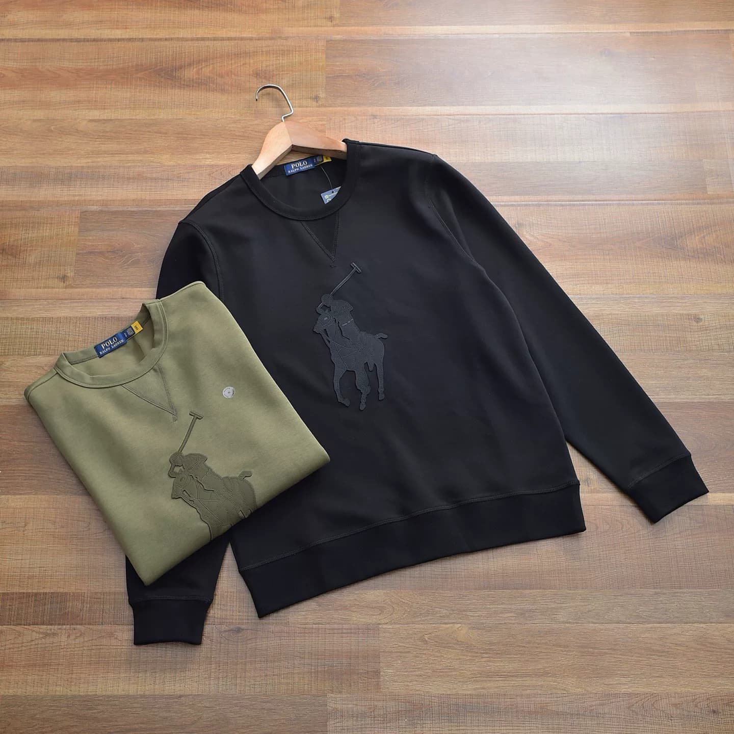Ralph Lauren Осенне-зимний хлопковый классический пуловер из малазийской кожи с рисунком от Ральфа Лорена