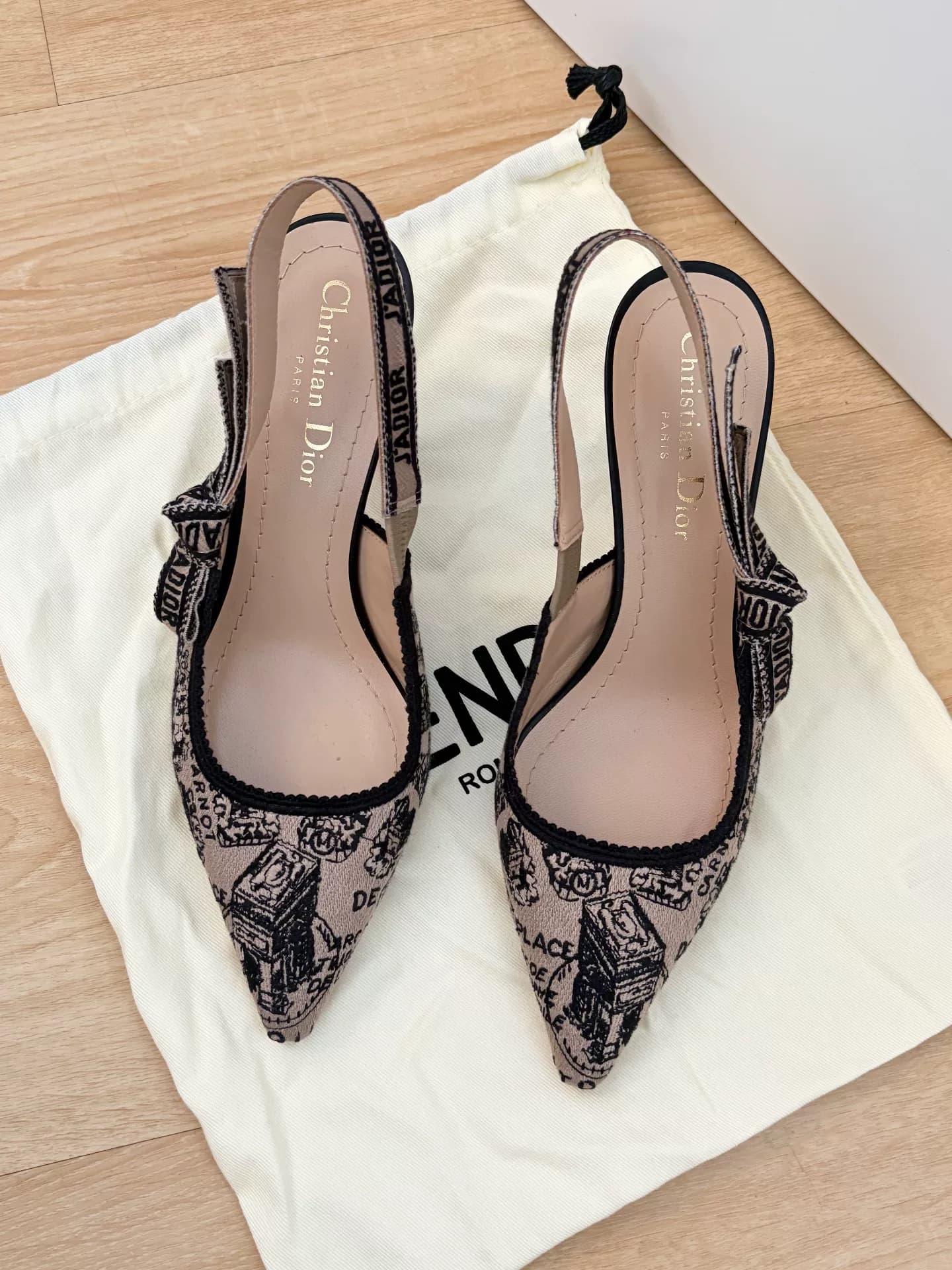 Высокие каблуки с вышивкой от Dior