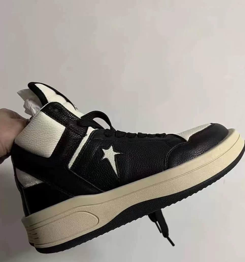 Потолочный уровень Rickowens кобрендовой версии 2.0 кобрендовой линейки high-top complex второго поколения