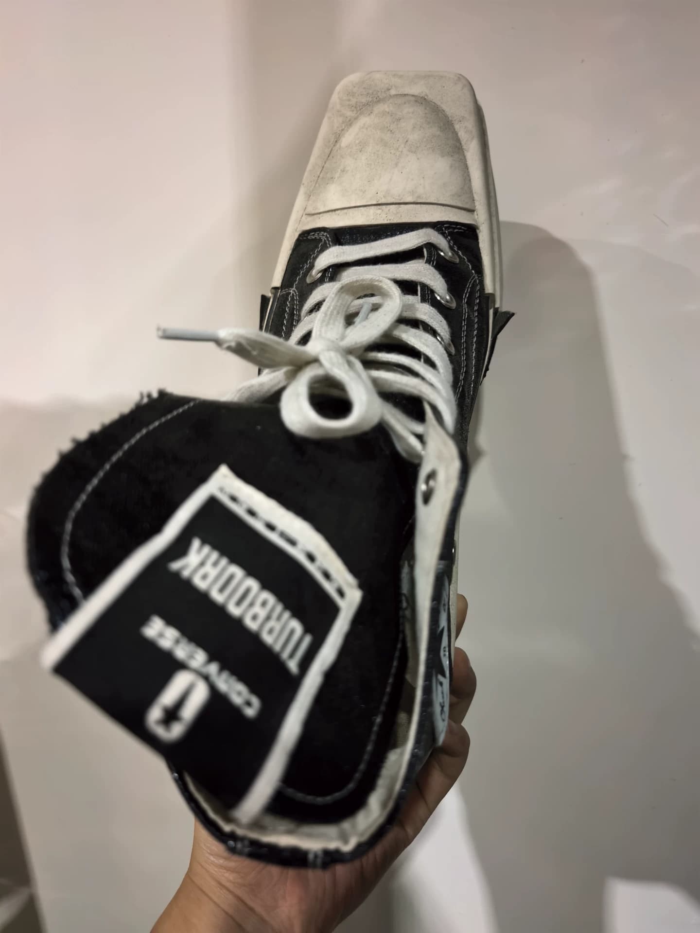 Кобрендовые высокие черные туфли RO Rick Owens на толстой подошве с квадратной головкой, размер 44, абсолютно новые, бесплатная доставка, легкие