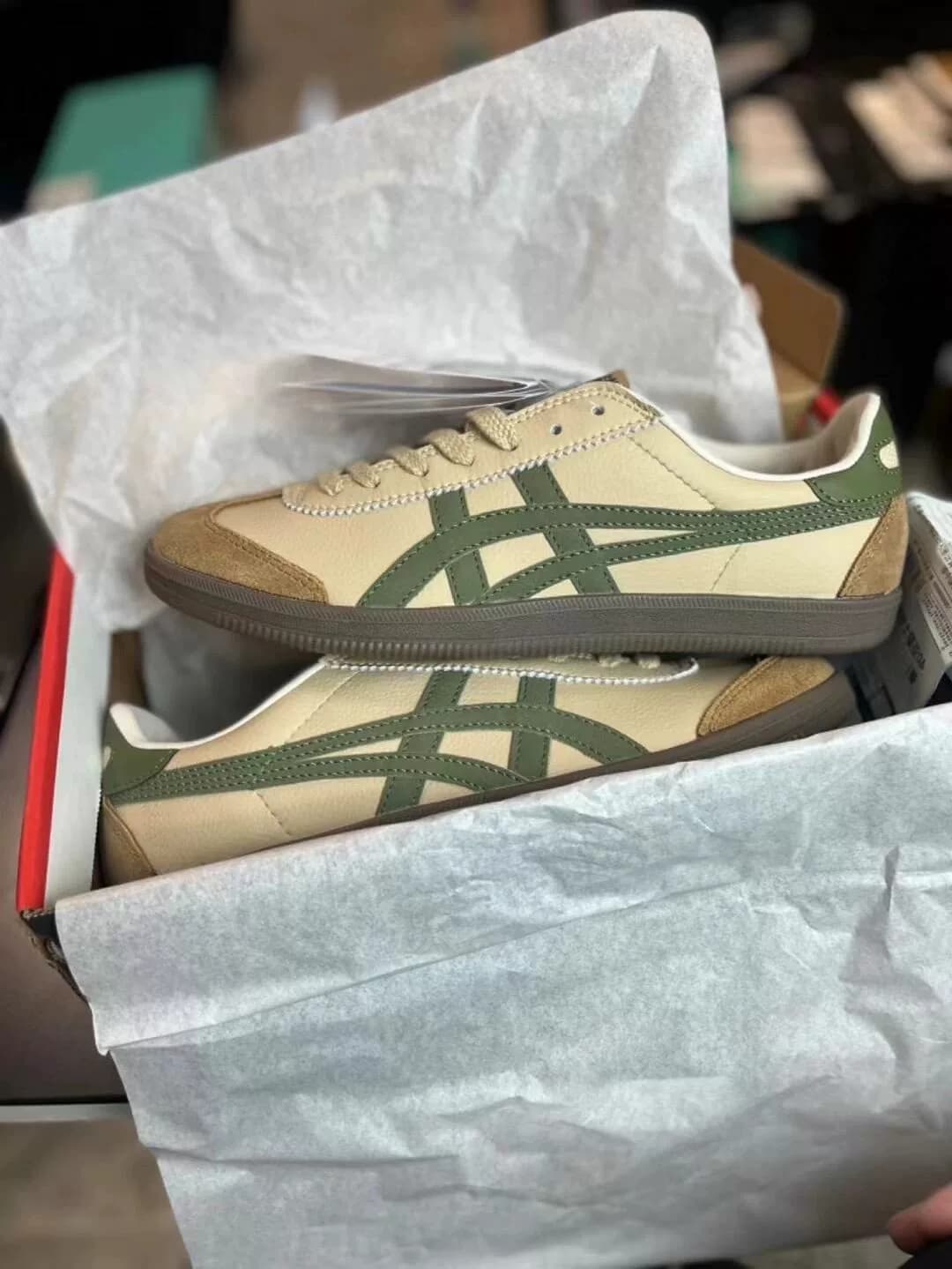 Мужские и женские дышащие спортивные повседневные кроссовки Onizuka Tiger Tokuten Asics в стиле ретро