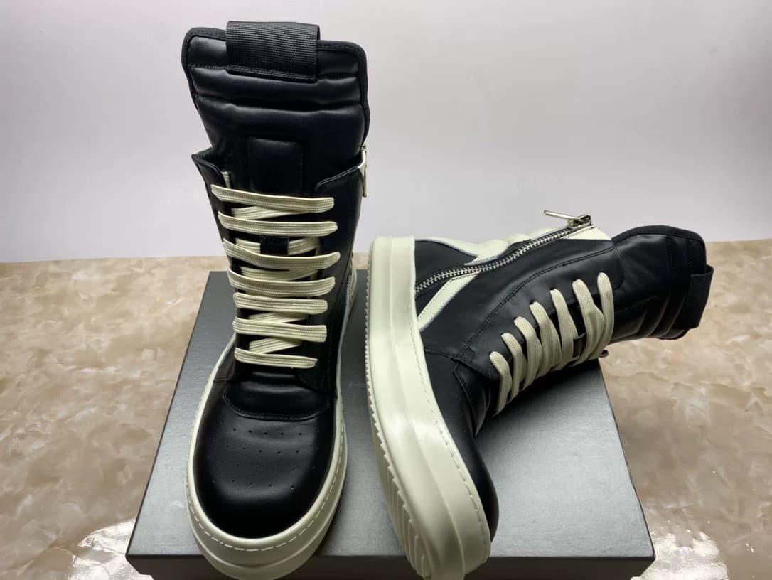 Потолочный сорт Rick Owens RO cowhide main line из воловьей кожи с перевернутым треугольником для мужчин и женщин