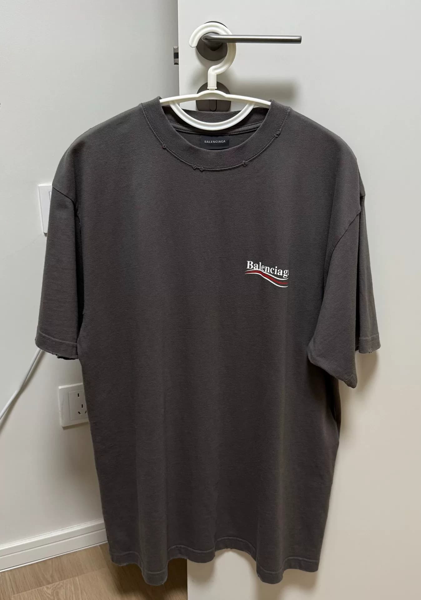 Balenciaga, мужская футболка с короткими рукавами, размер xs