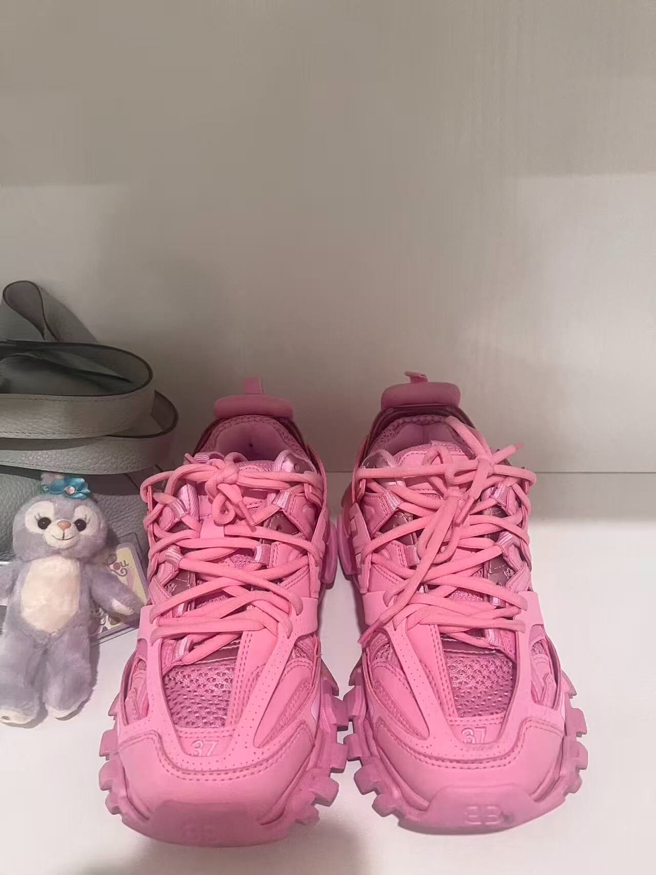 Туфли Balenciaga daddy розовые, размер 37