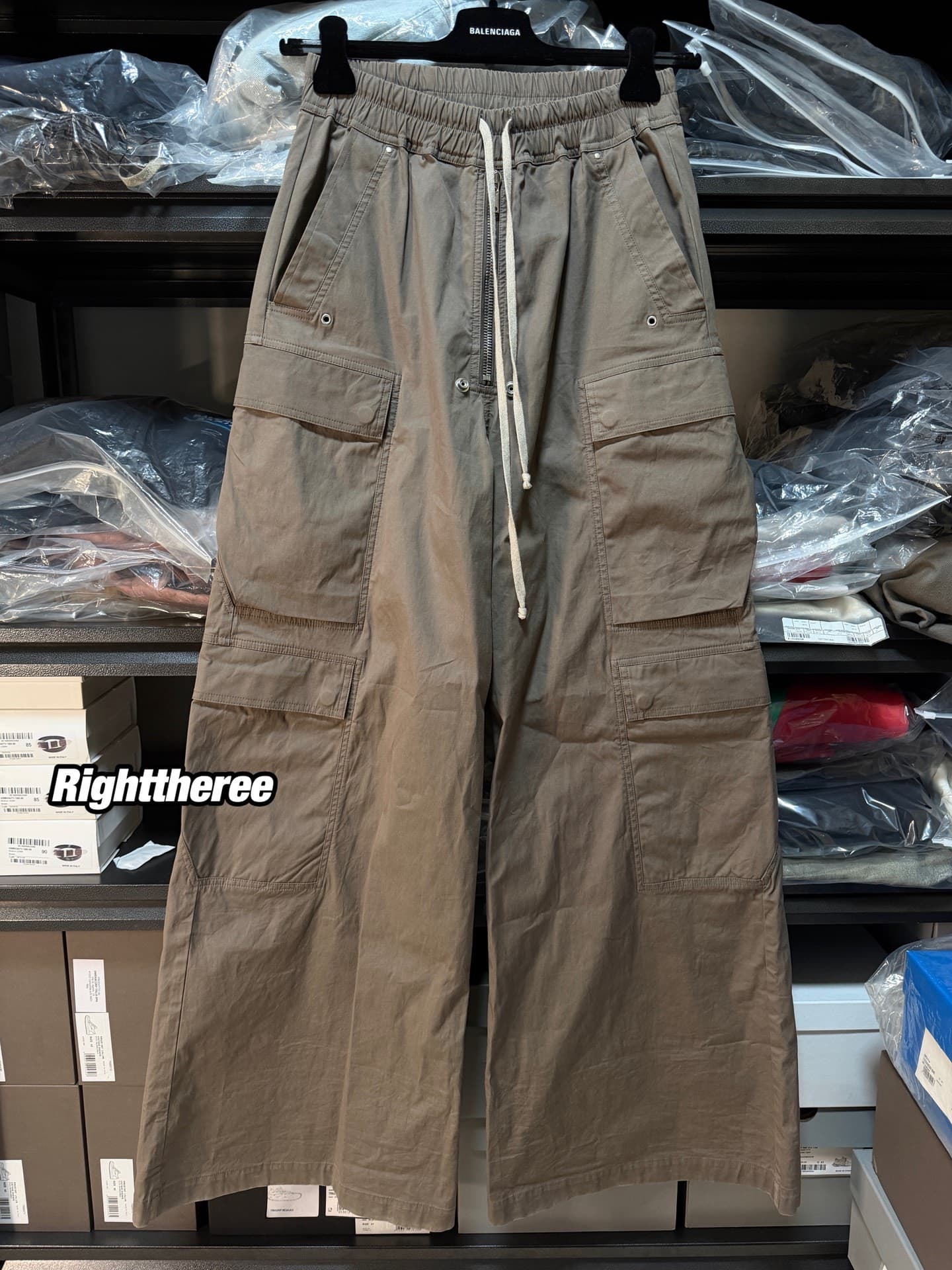 Комбинезон Rick Owens Te bela cargo с четырьмя мешками