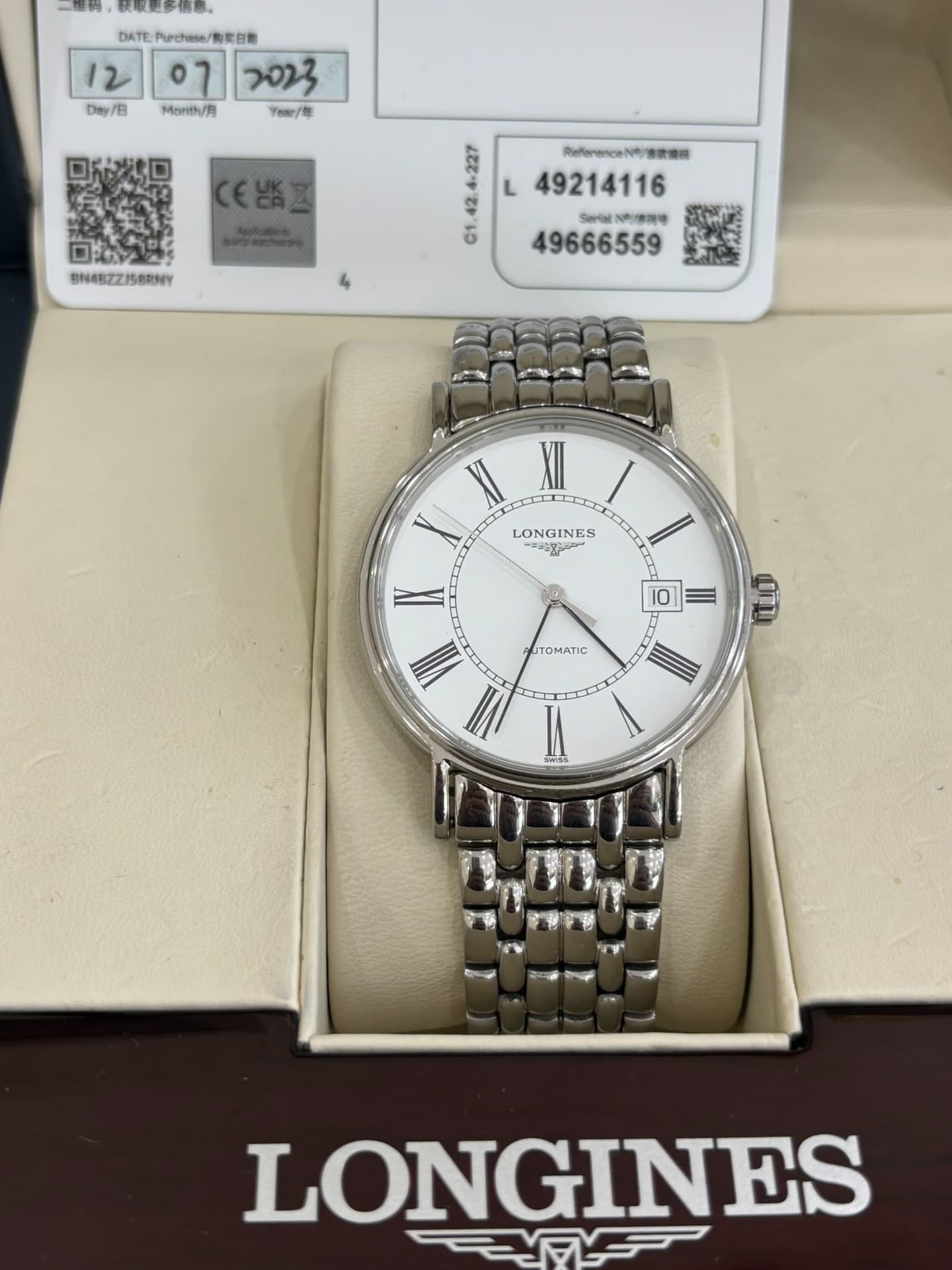 Qin Qin полный комплект обуви Longines/модная серия Longines L4.92 на 23 года