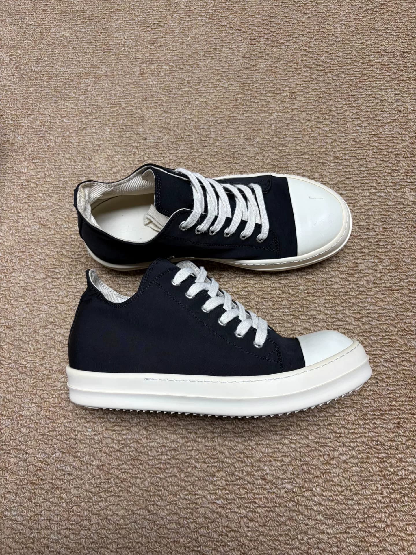 RICKOWENS complex line DRKSHDW нейлоновый сатин большого размера Converse черный