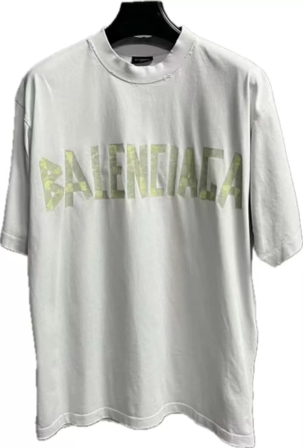 Balenciaga + белая лента с коротким рукавом