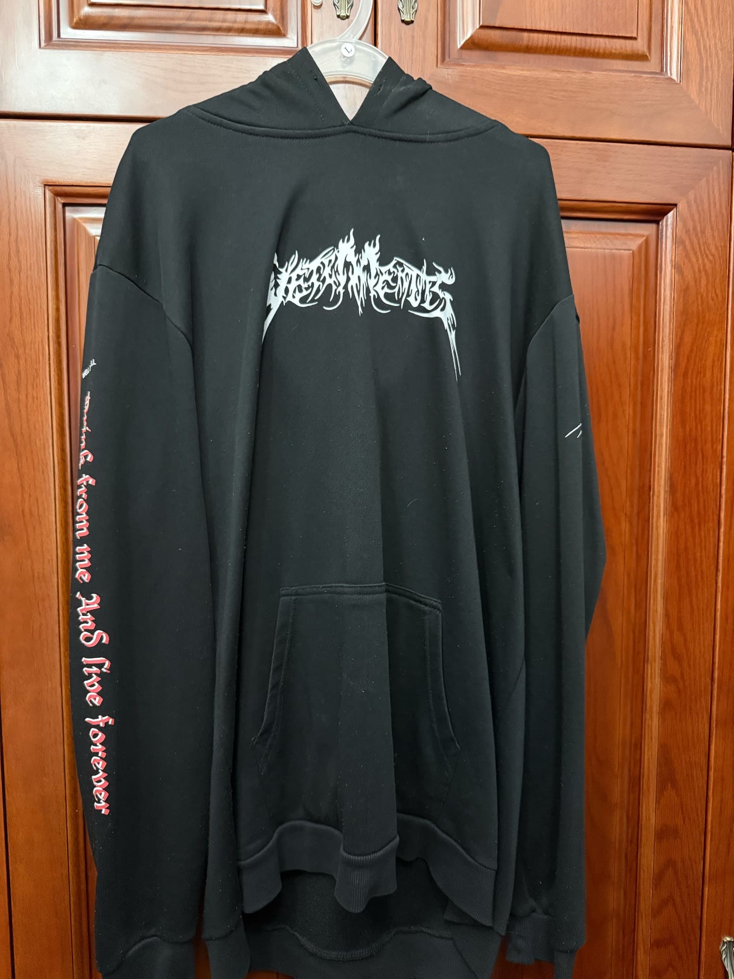 Свитер с капюшоном Vetements Pentagram, размер L