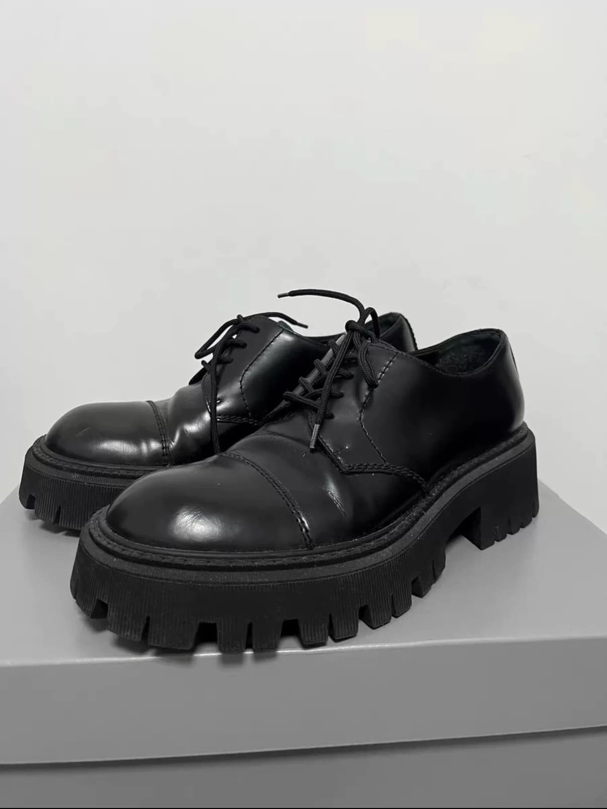 Balenciaga Баленсиага +Трактор + Комфорт на шнуровке + Для мужчин